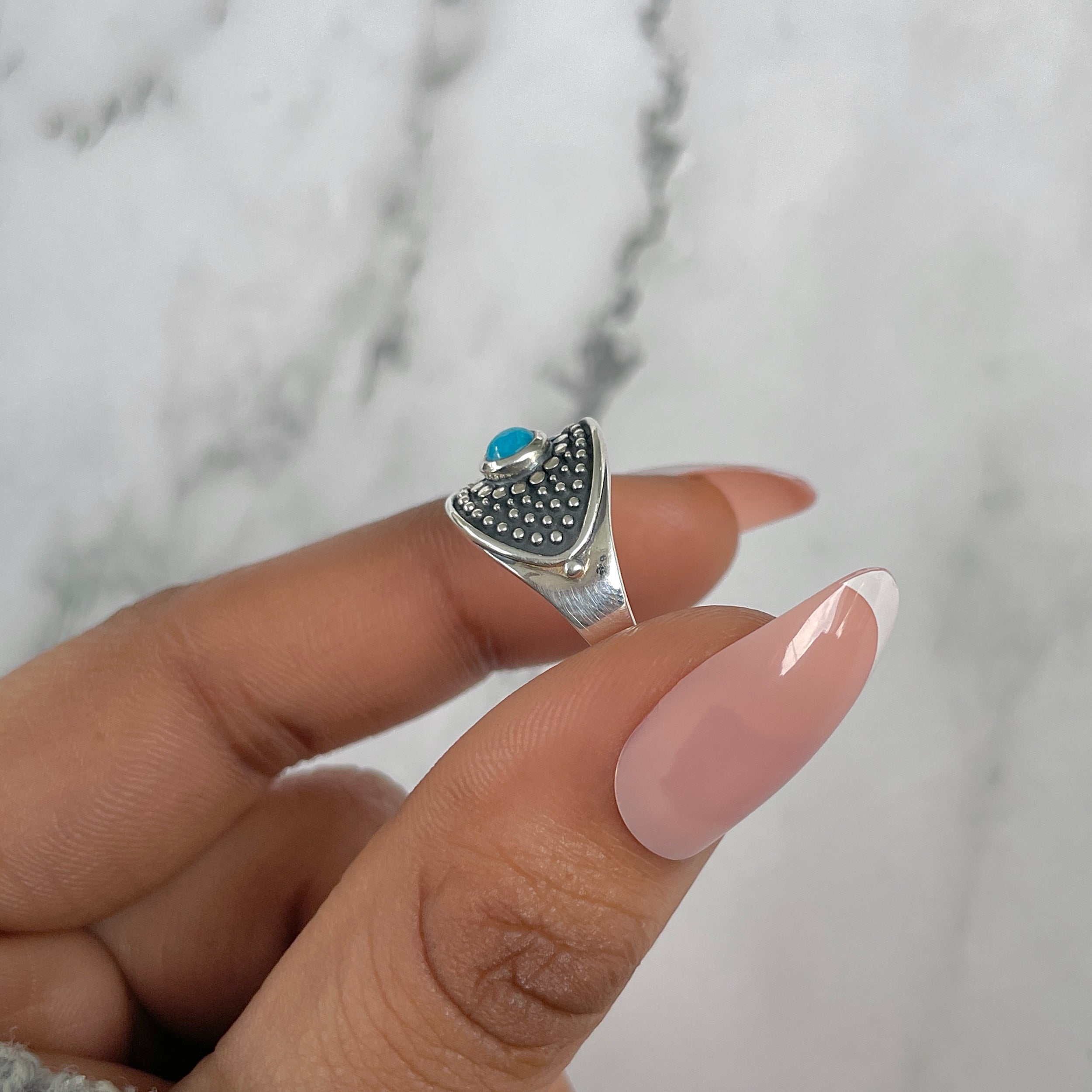 Turquoise Ring-(TRQ-RDR-997.)
