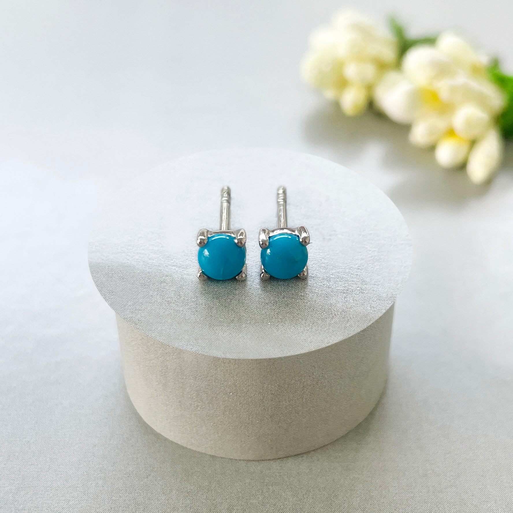 Turquoise Stud Earring-(TRQ-SE-1068.)