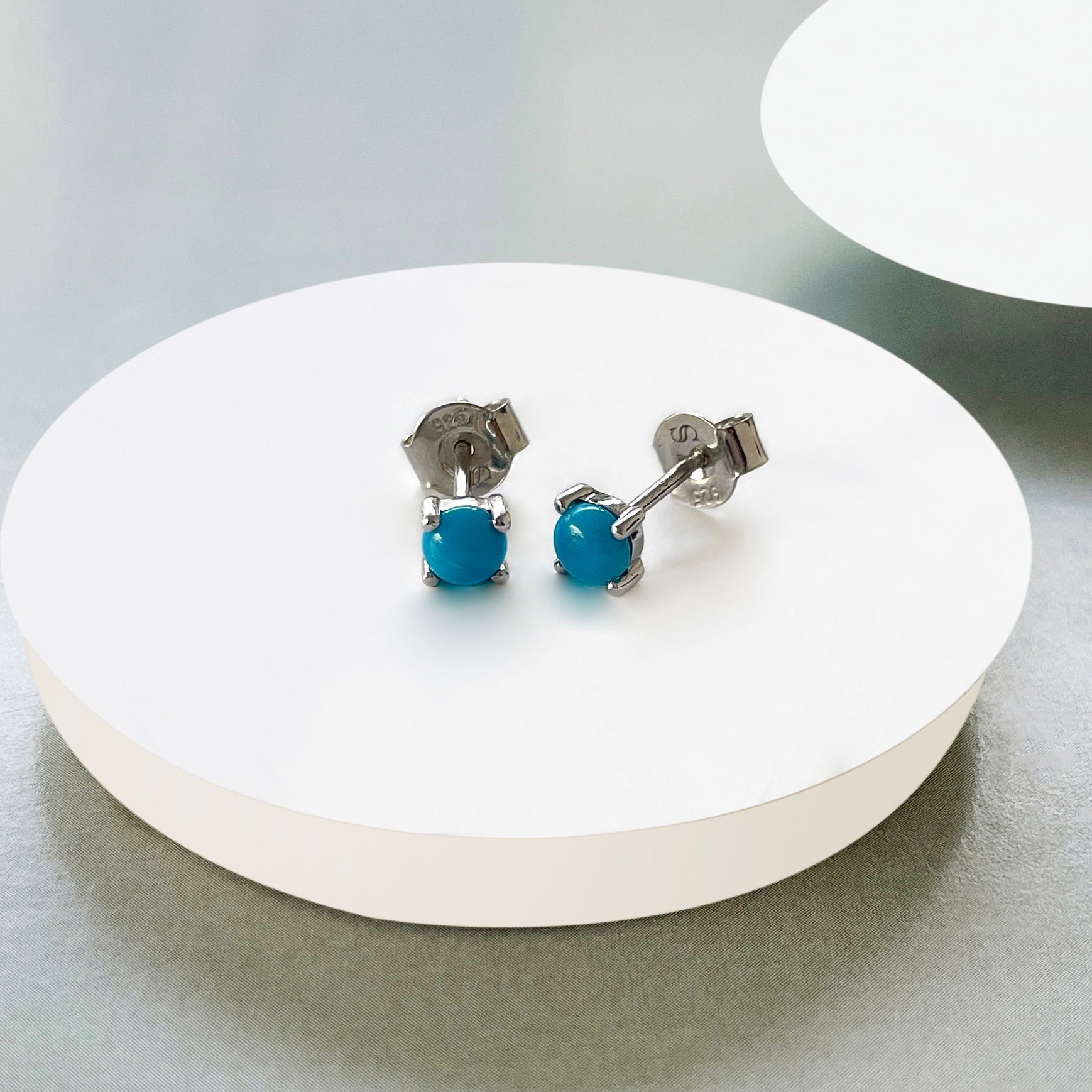 Turquoise Stud Earring-(TRQ-SE-1068.)