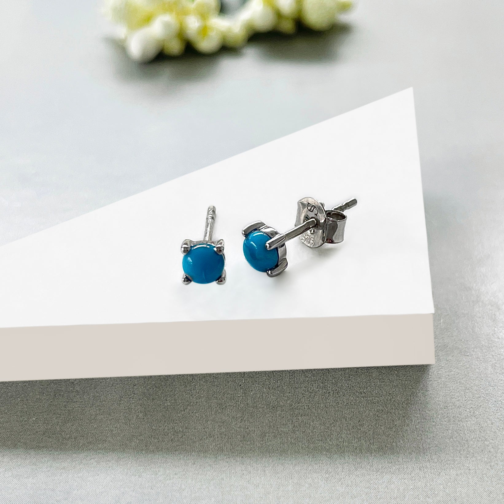 Turquoise Stud Earring-(TRQ-SE-1068.)