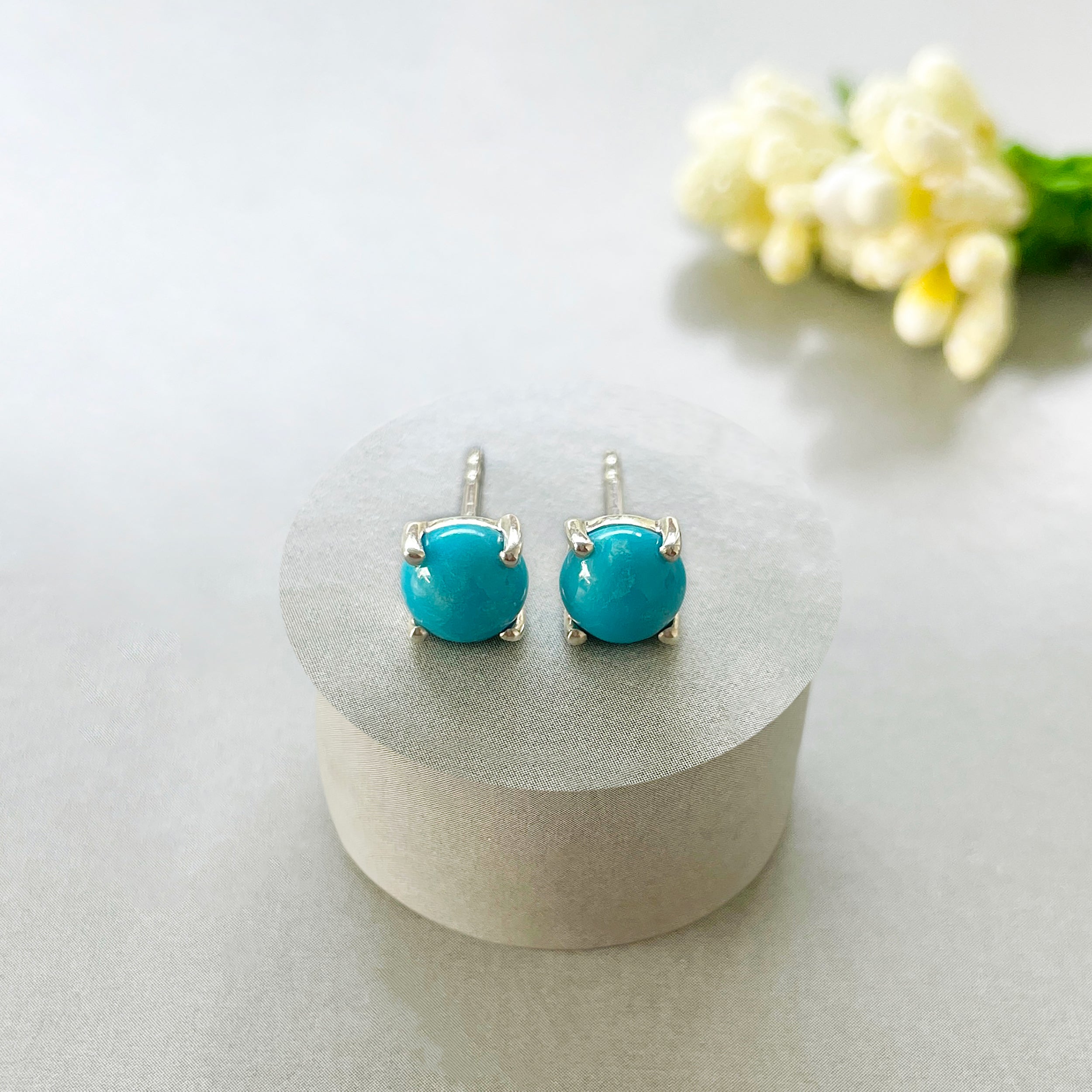 Turquoise Stud Earring-(TRQ-SE-1069.)
