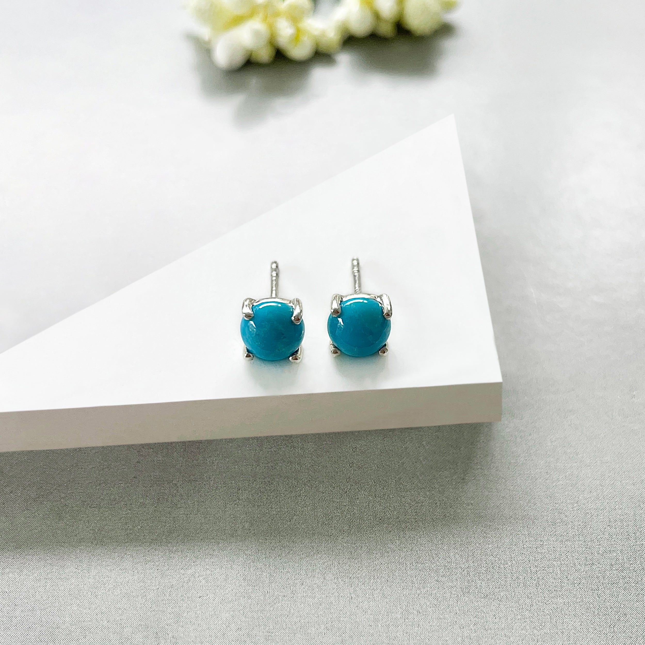 Turquoise Stud Earring-(TRQ-SE-1069.)