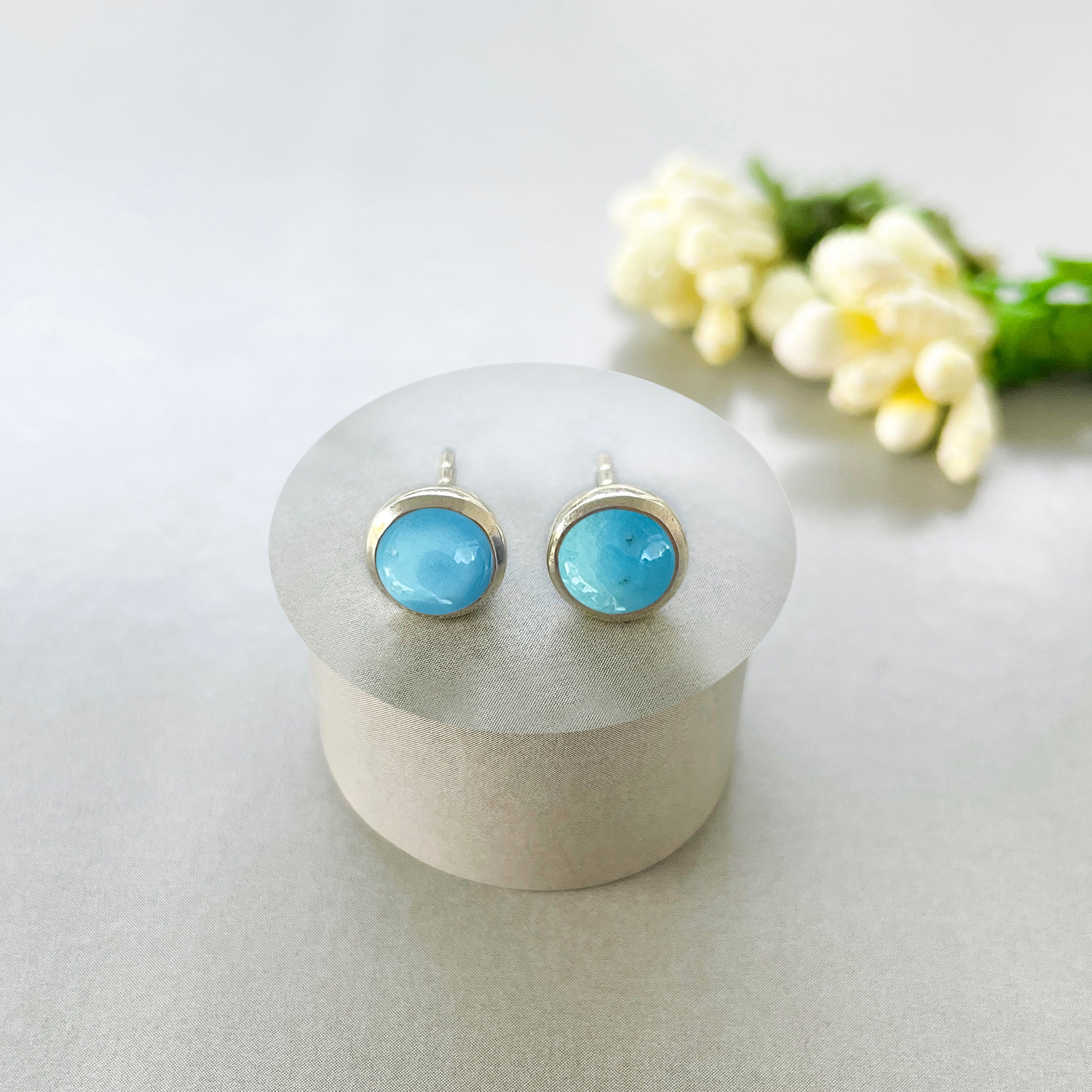 Turquoise Stud Earring-(TRQ-SE-1073.)