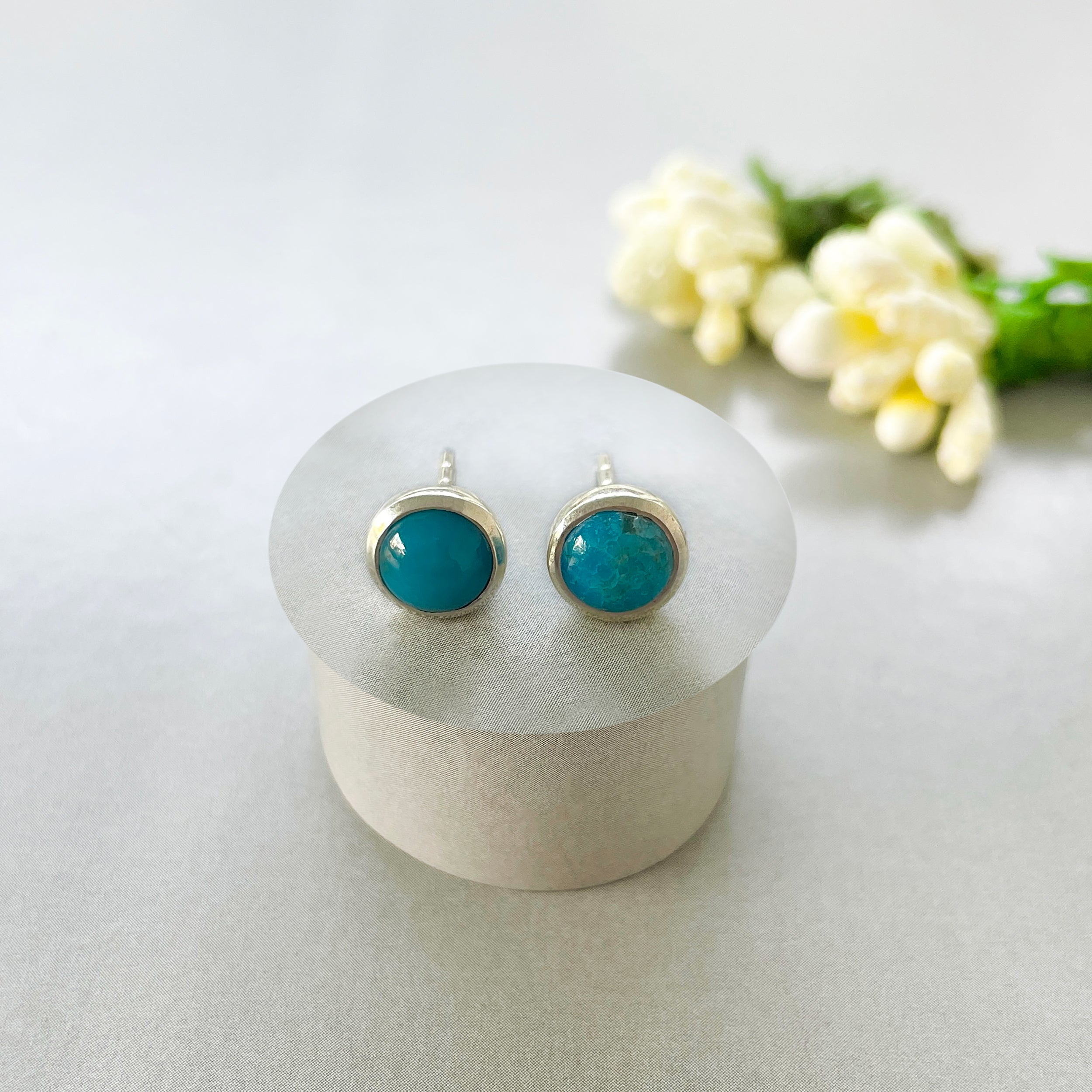 Turquoise Stud Earring-(TRQ-SE-1073.)