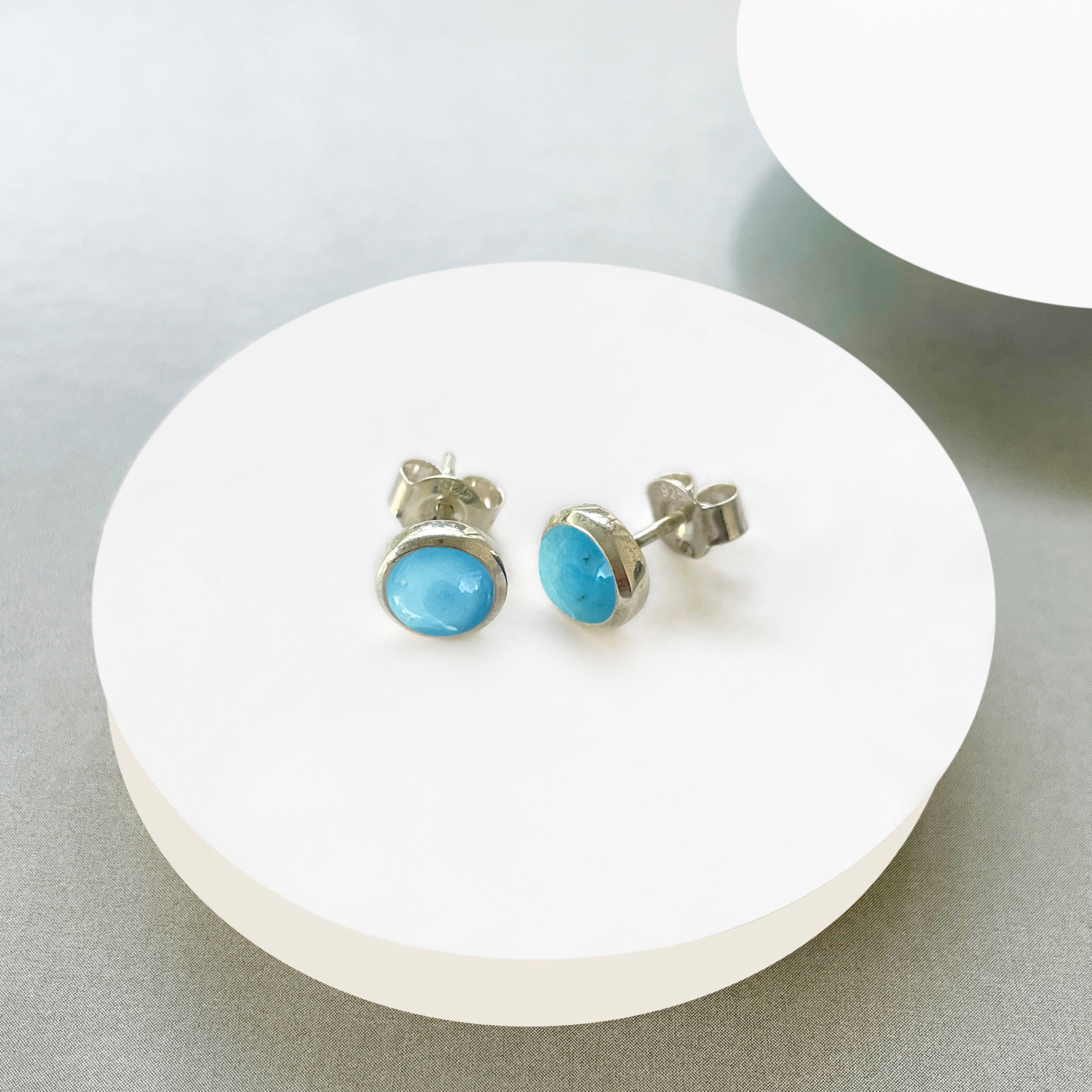Turquoise Stud Earring-(TRQ-SE-1073.)