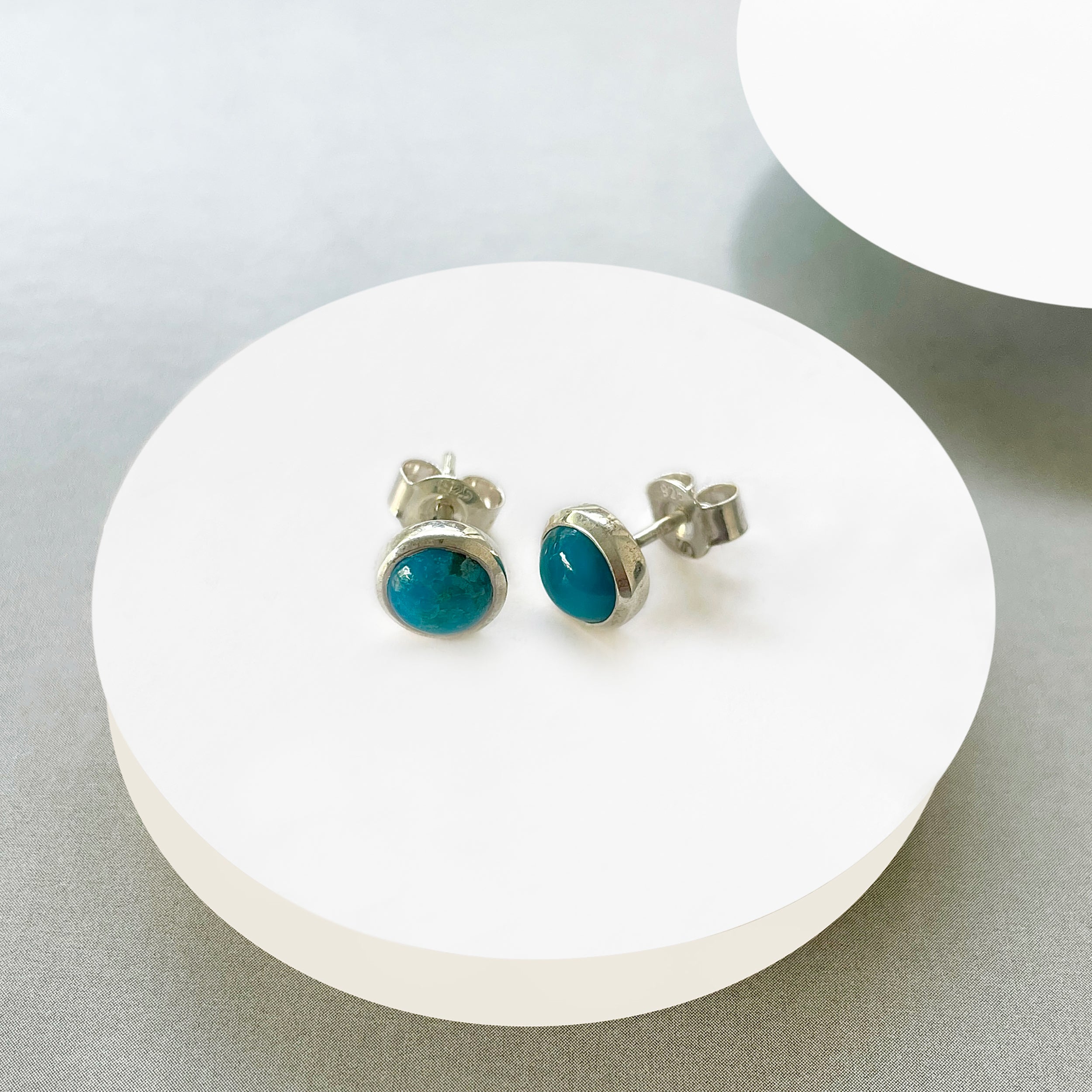 Turquoise Stud Earring-(TRQ-SE-1073.)