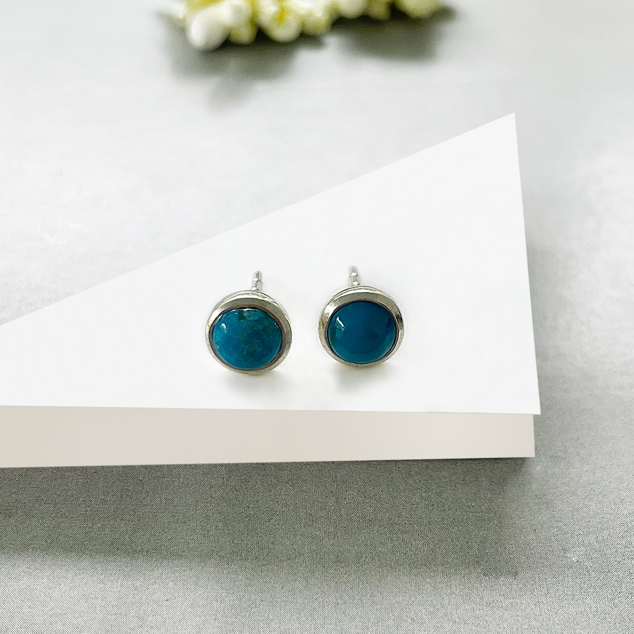 Turquoise Stud Earring-(TRQ-SE-1073.)