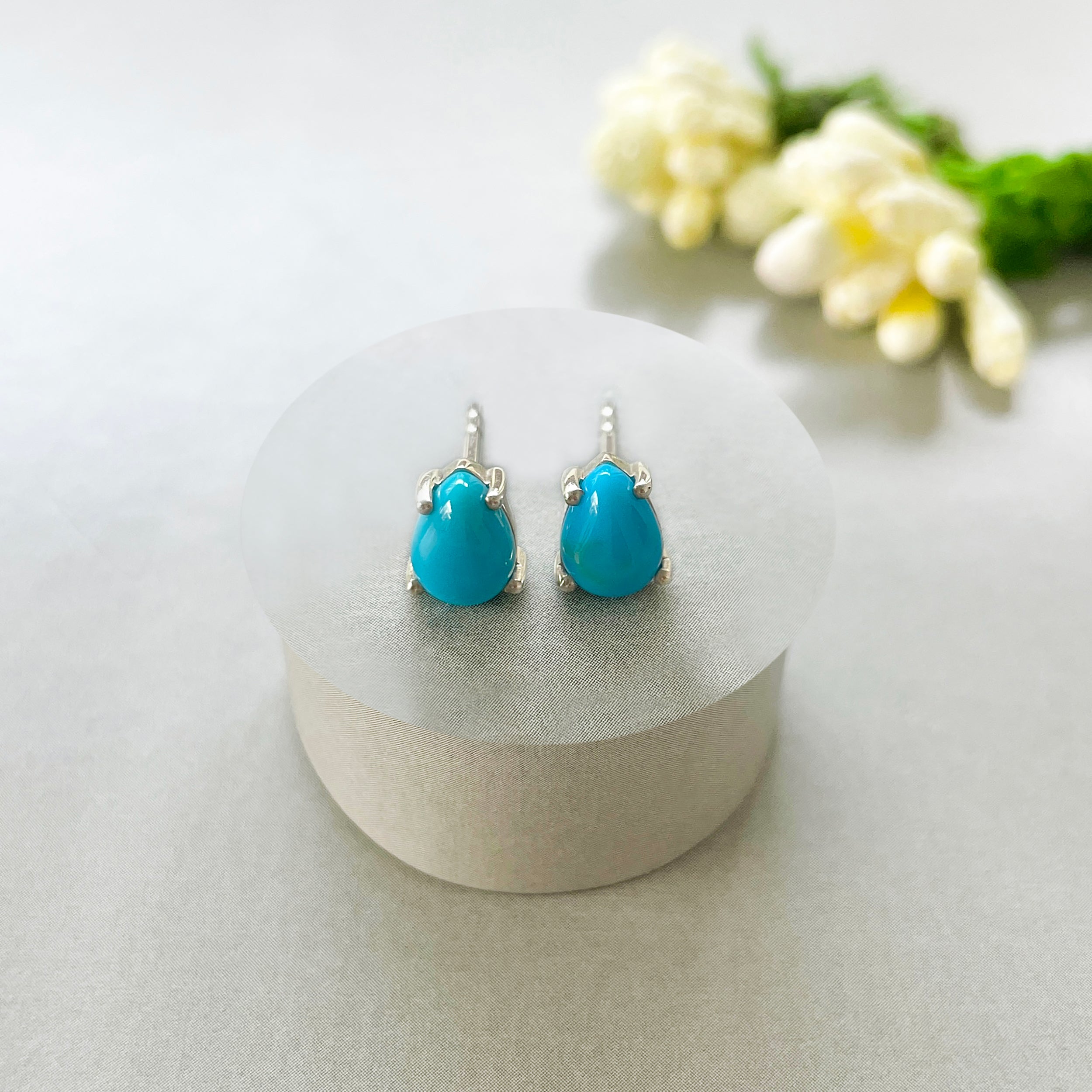 Turquoise Stud Earring-(TRQ-SE-1142.)