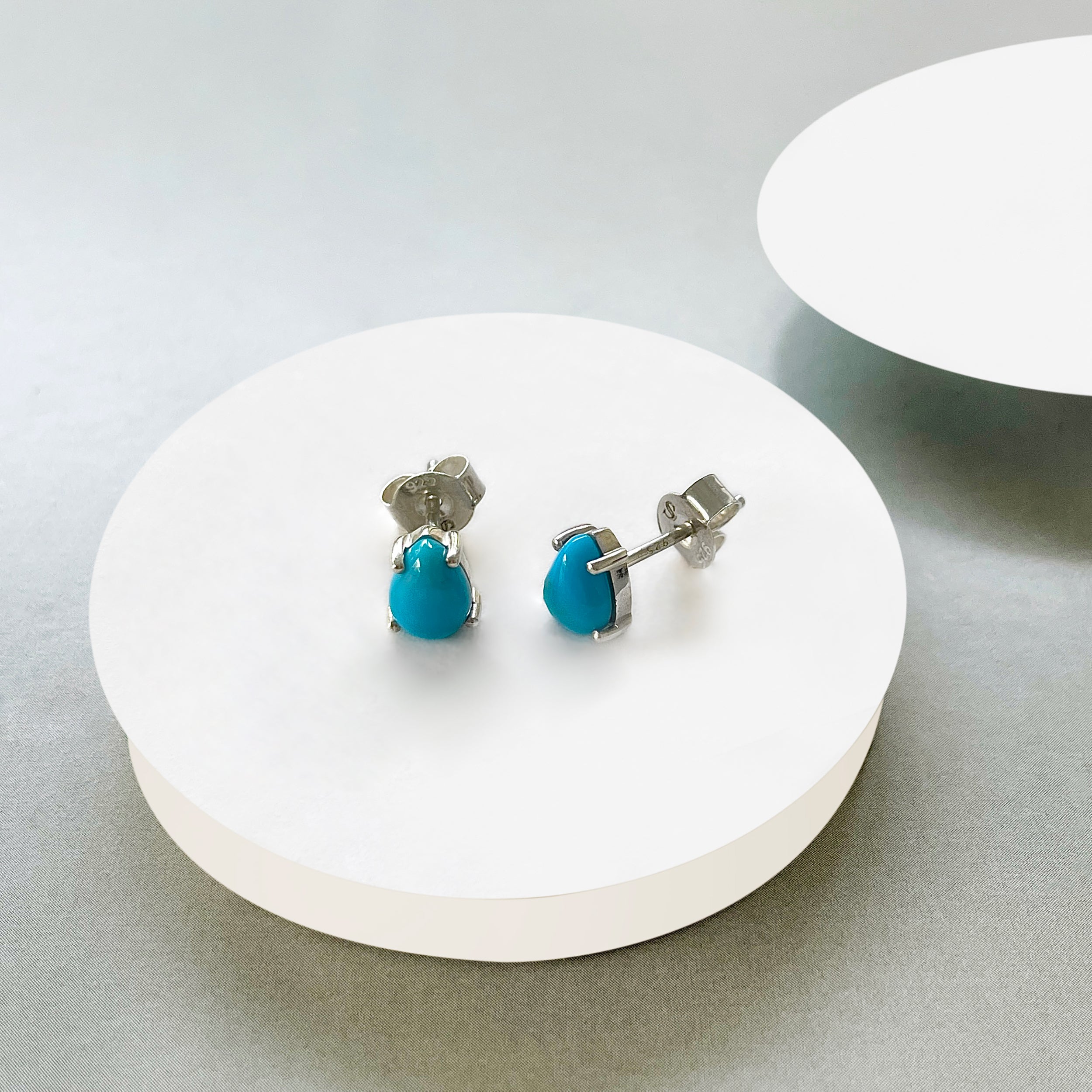 Turquoise Stud Earring-(TRQ-SE-1142.)