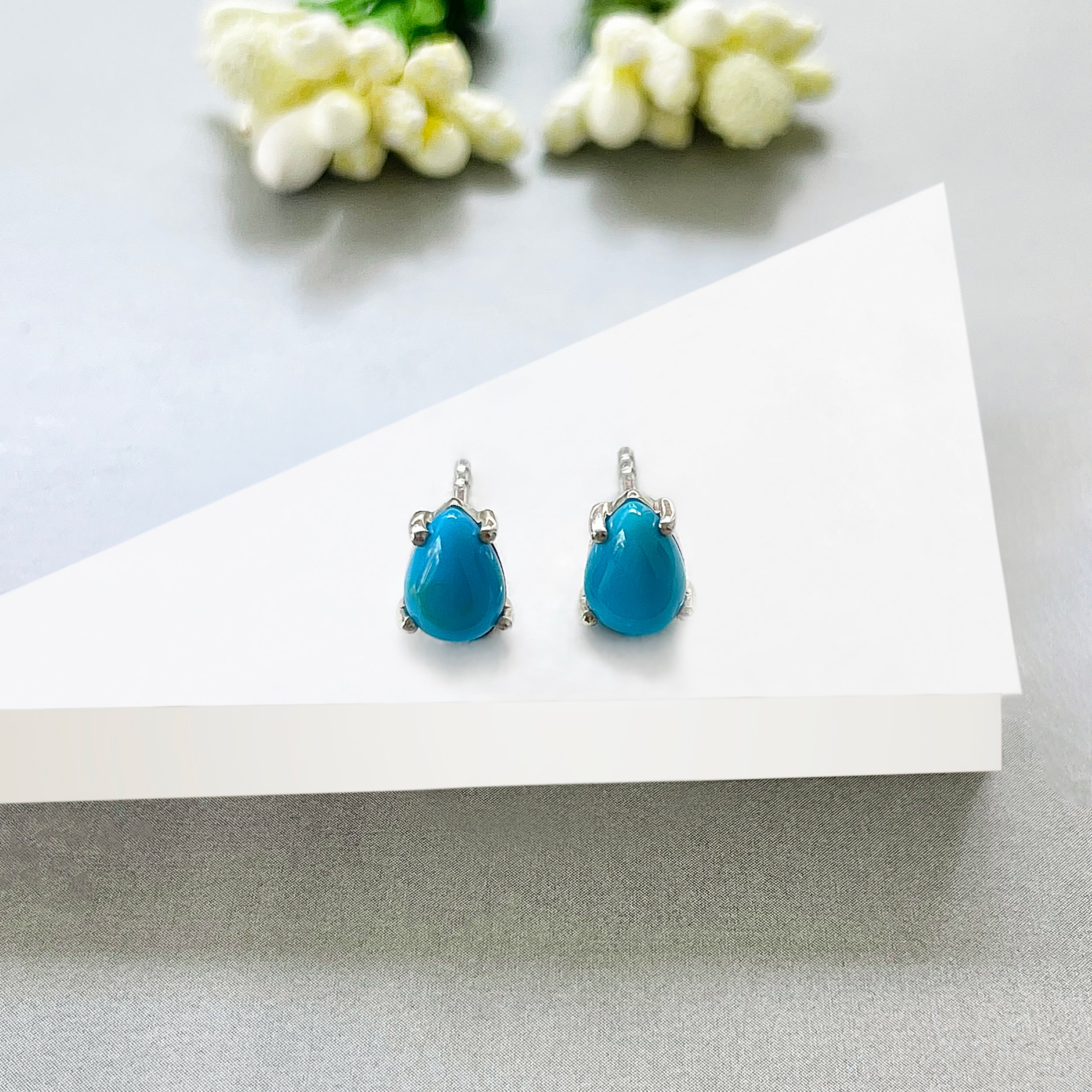 Turquoise Stud Earring-(TRQ-SE-1142.)