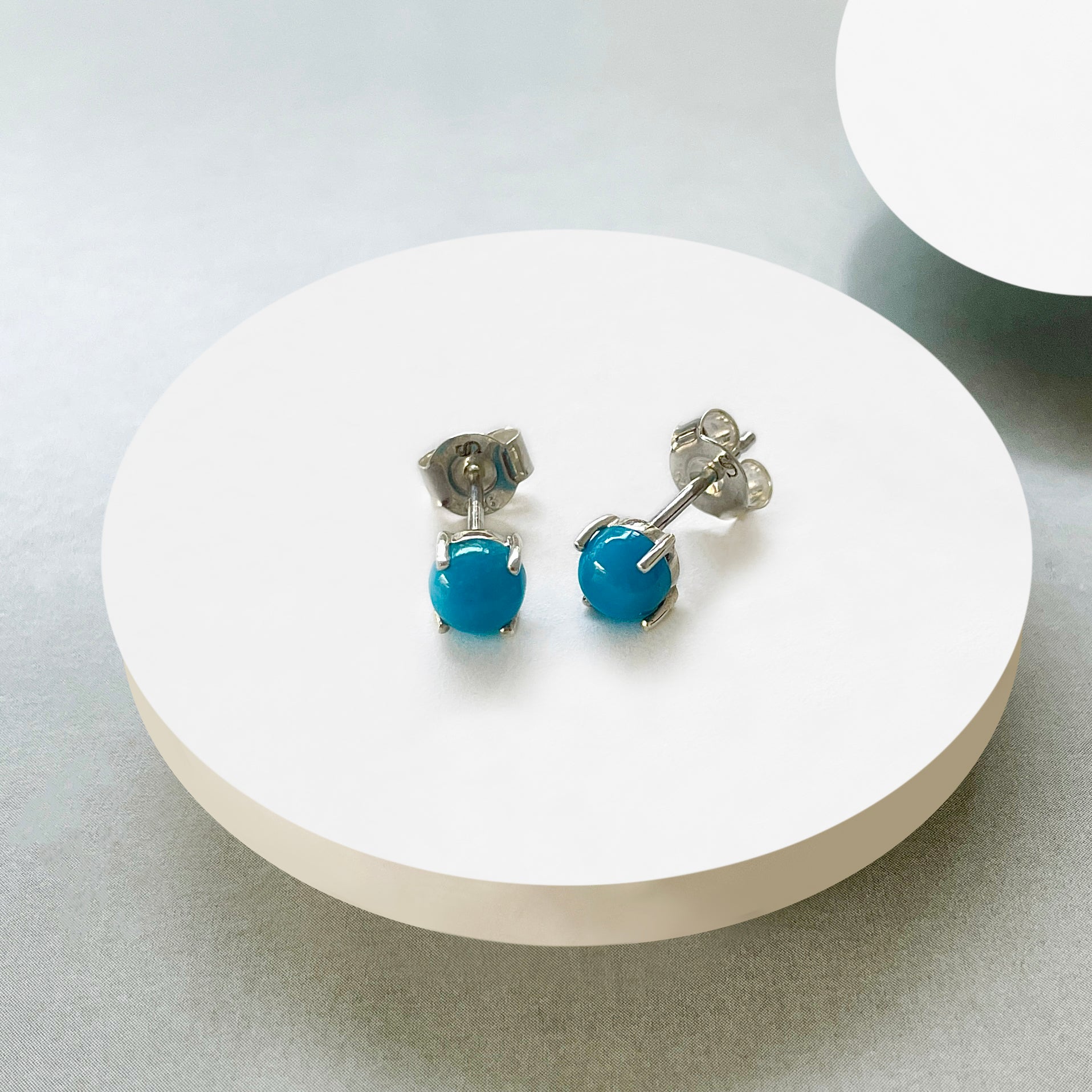 Turquoise Stud Earring-(TRQ-SE-699.)