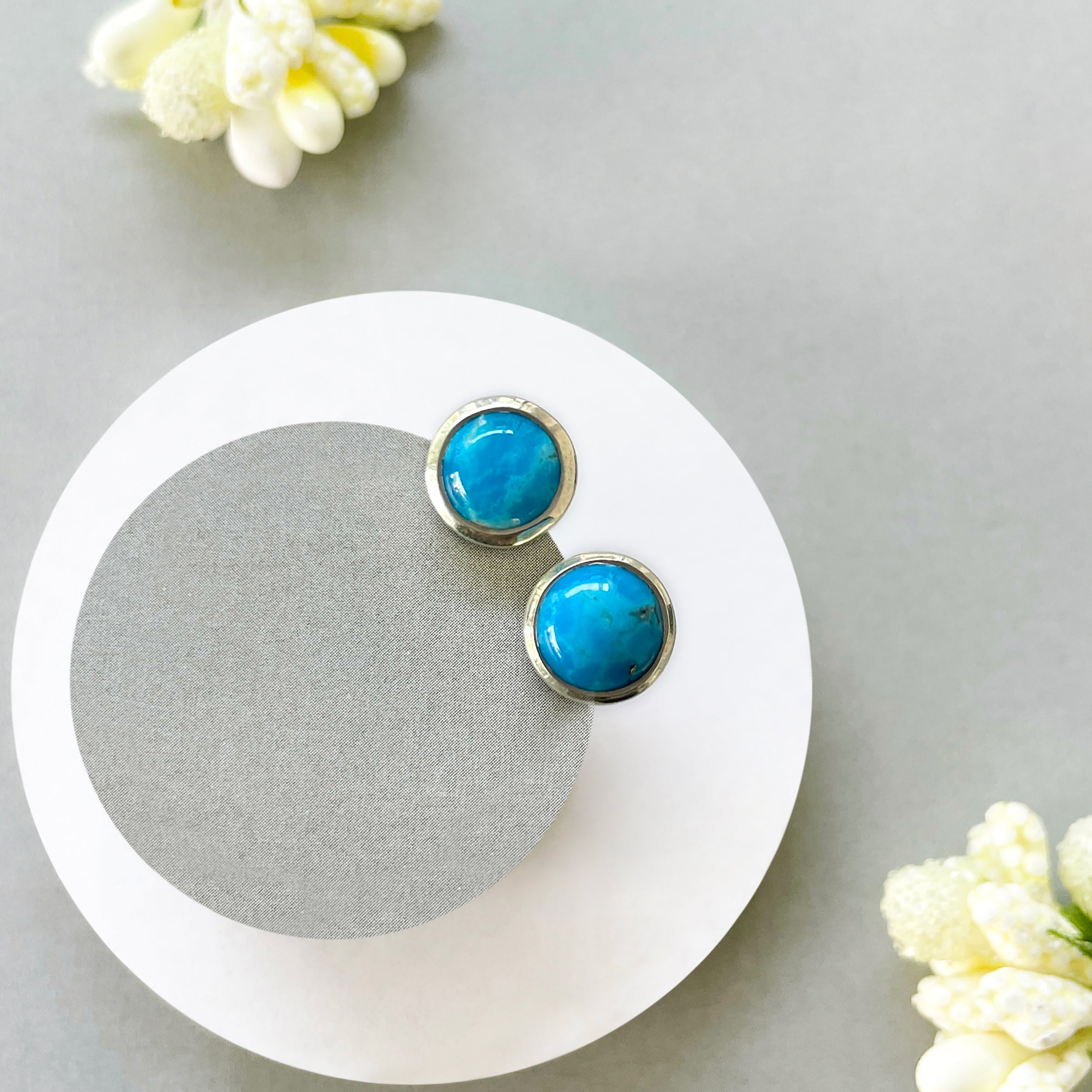 Turquoise Stud Earring-(TRQ-SE-724.)