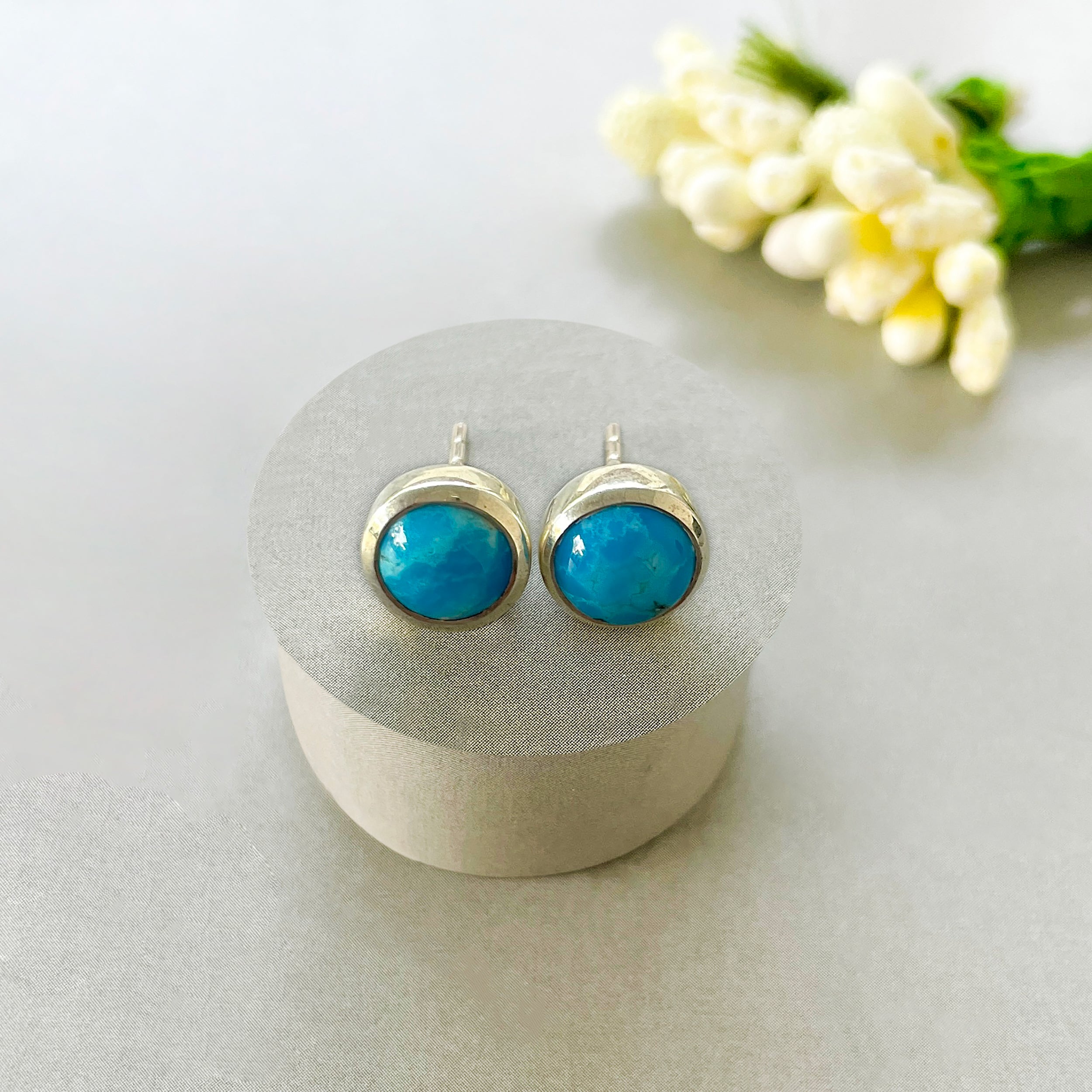 Turquoise Stud Earring-(TRQ-SE-724.)