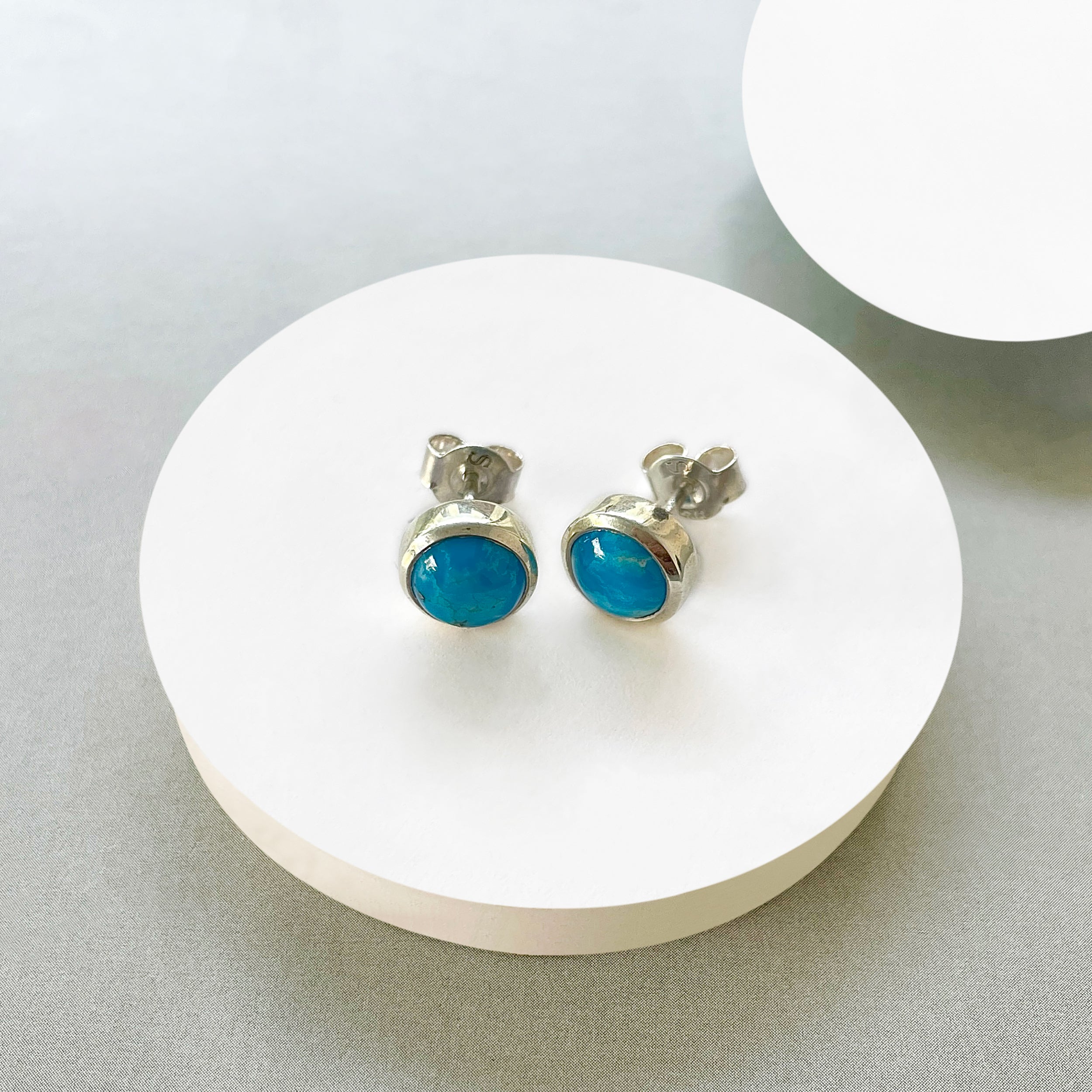 Turquoise Stud Earring-(TRQ-SE-724.)