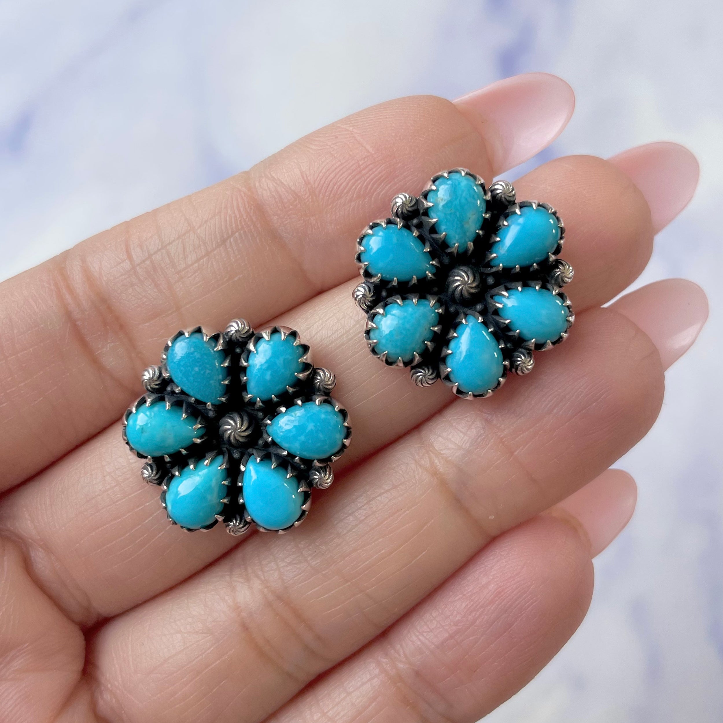 Turquoise Earring-(TRQ-SE-747.)