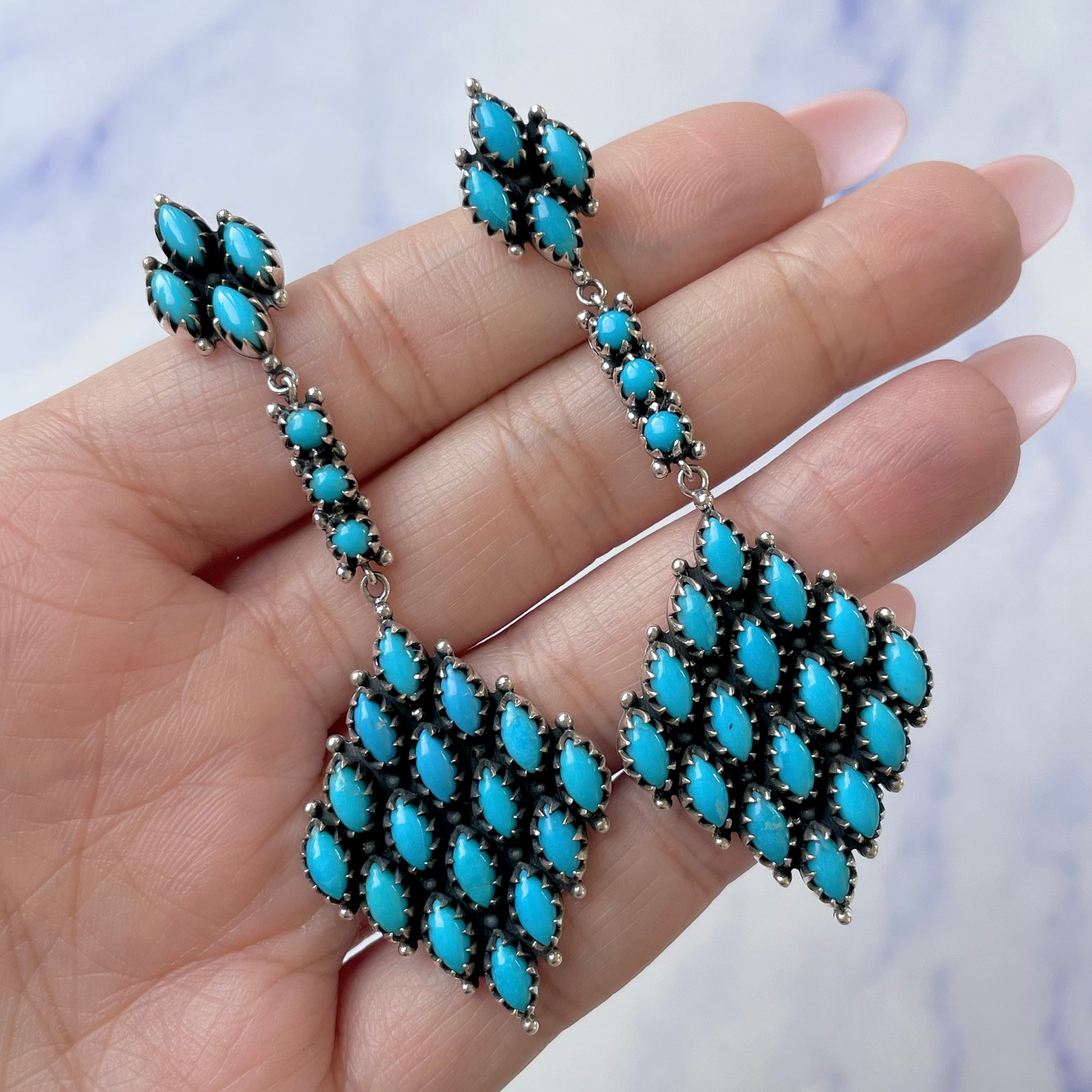 Turquoise Earring-(TRQ-SE-748.)