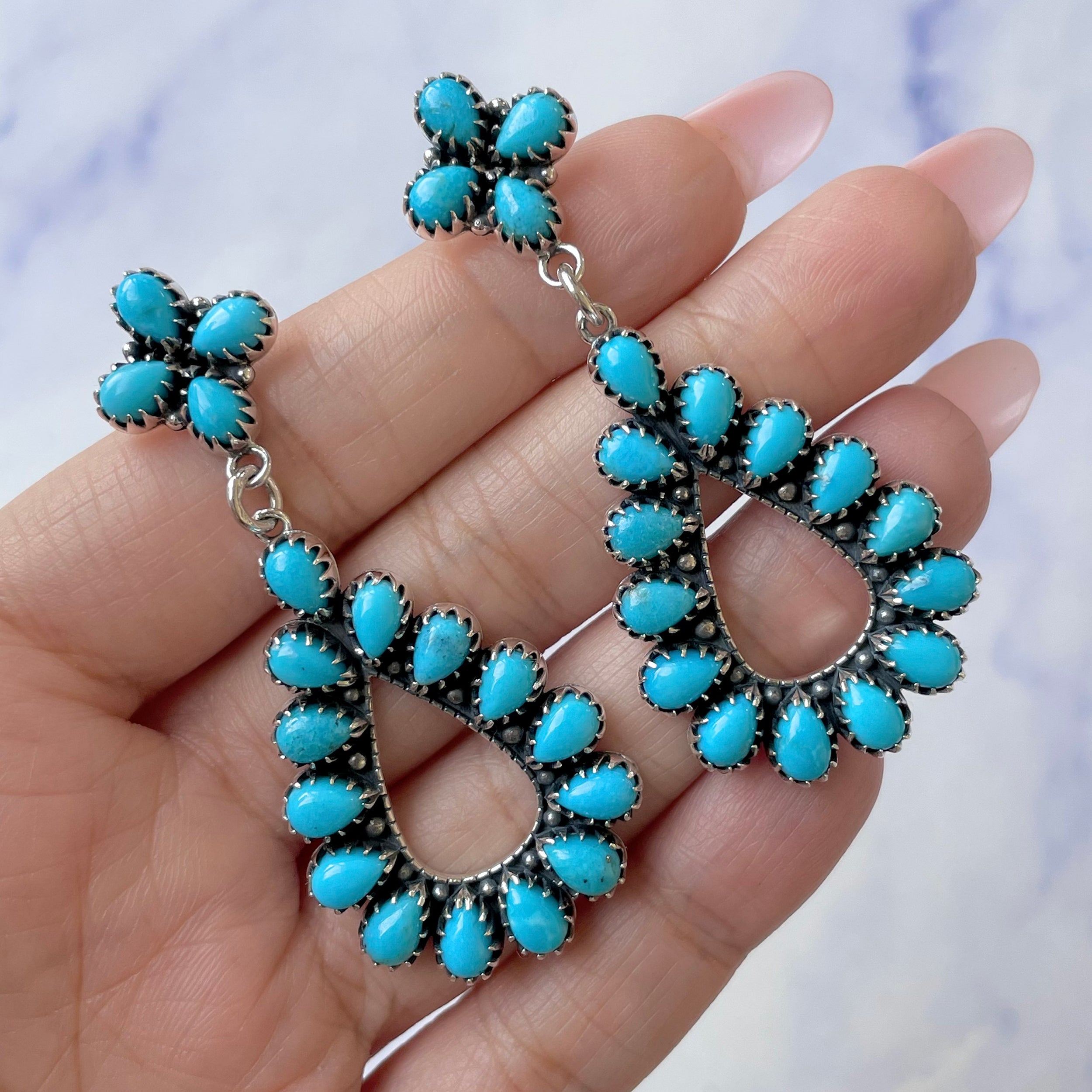 Turquoise Earring-(TRQ-SE-756.)