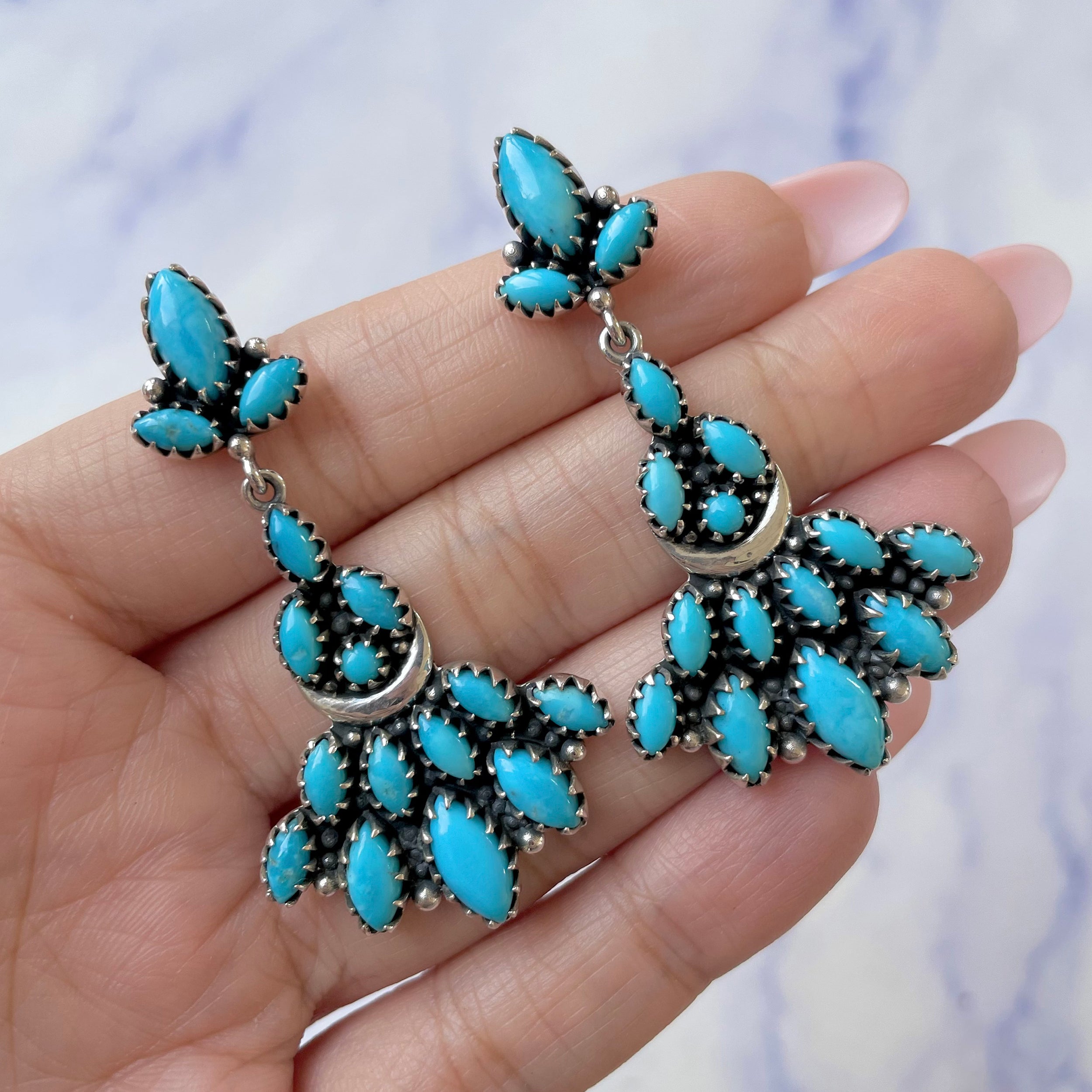 Turquoise Earring-(TRQ-SE-769.)