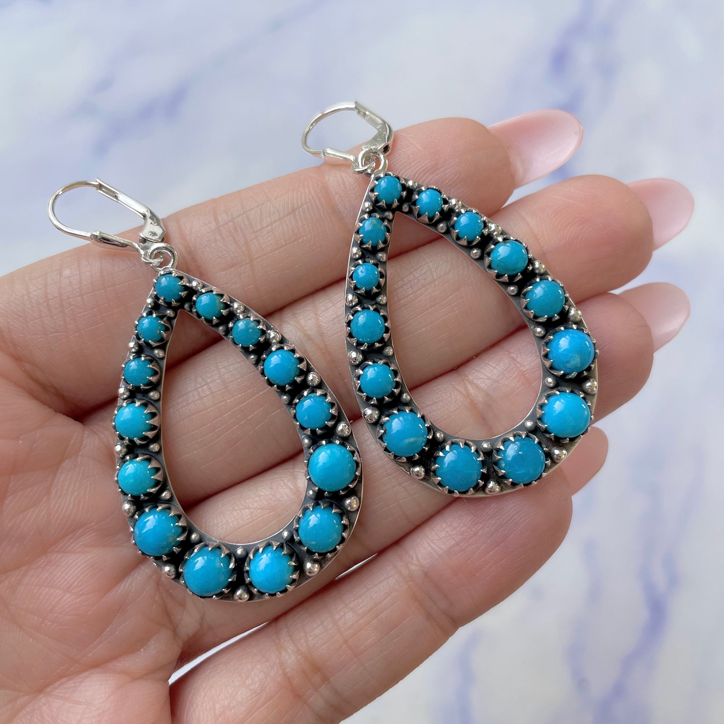 Turquoise Earring-(TRQ-SE-781.)