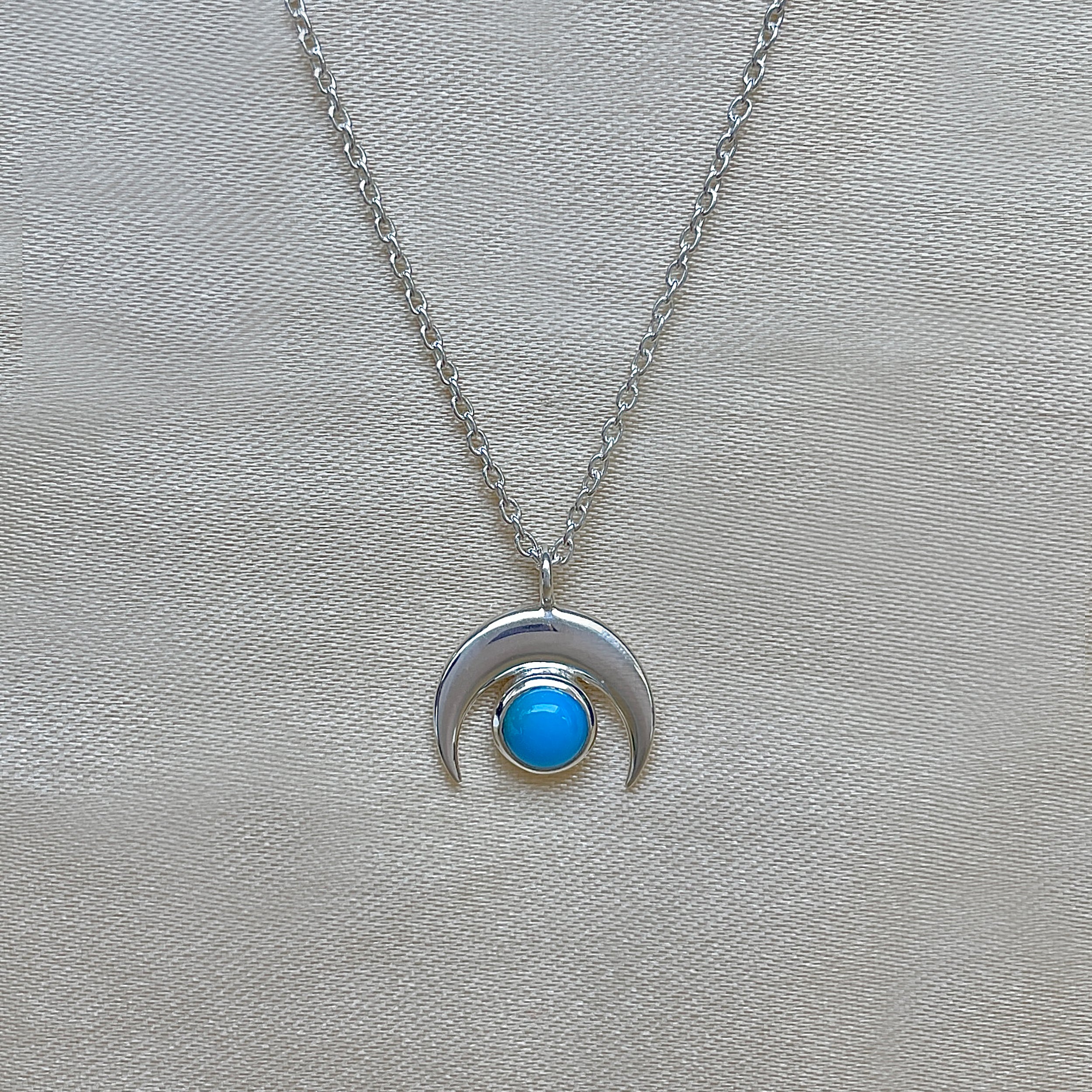 Turquoise Necklace-(TRQ-SN-82.)