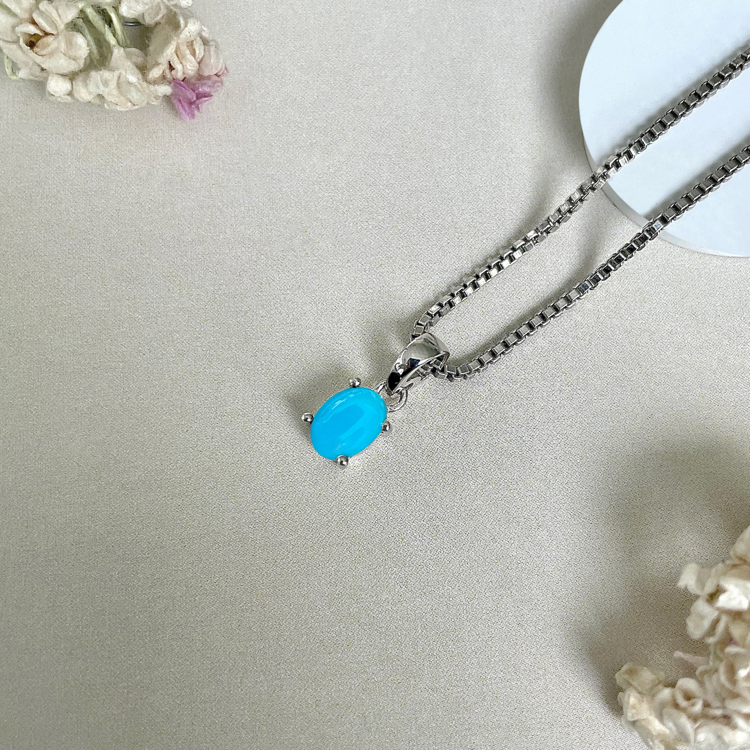 Turquoise Pendant-(TRQ-SP-1170.)