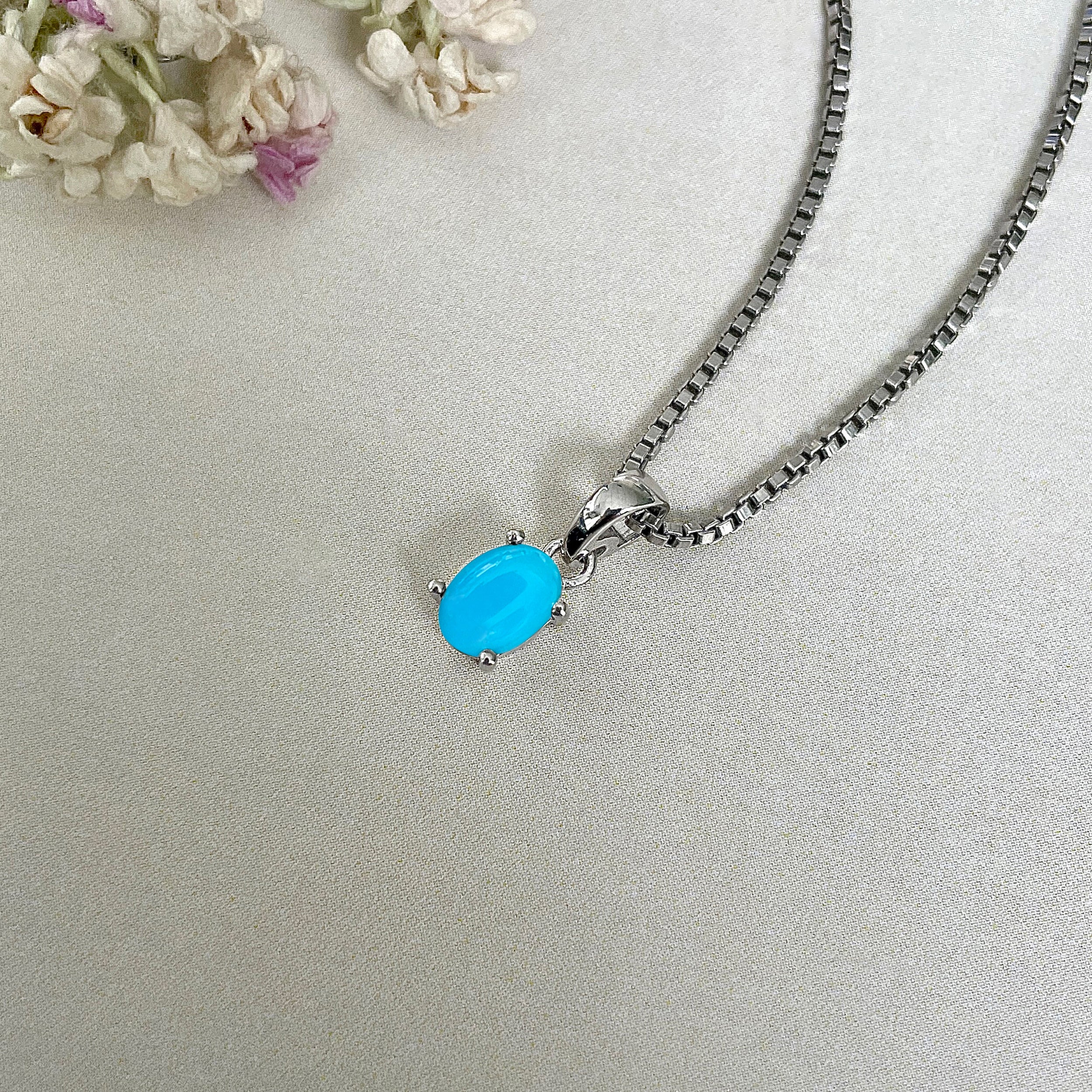 Turquoise Pendant-(TRQ-SP-1170.)