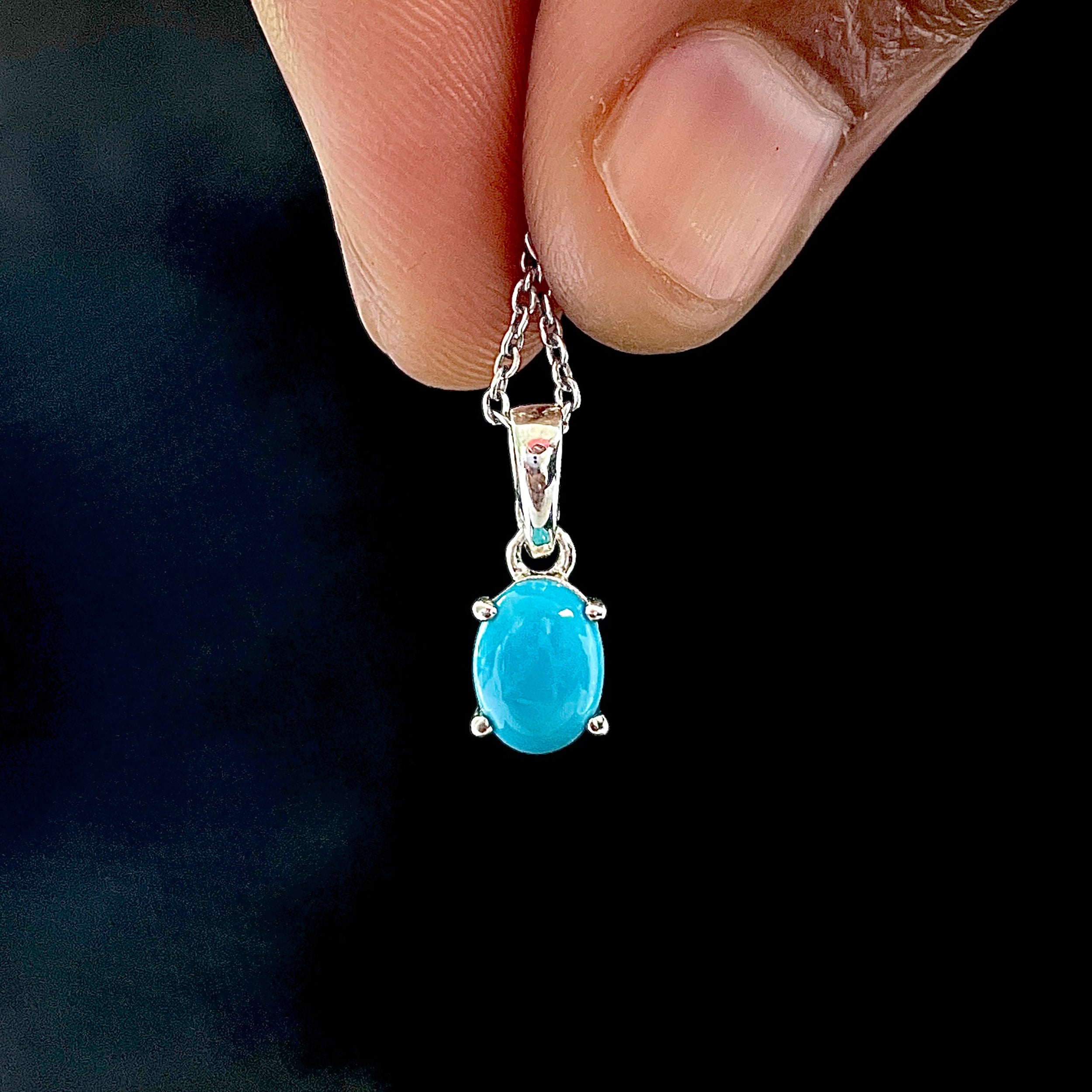 Turquoise Pendant-(TRQ-SP-1171.)