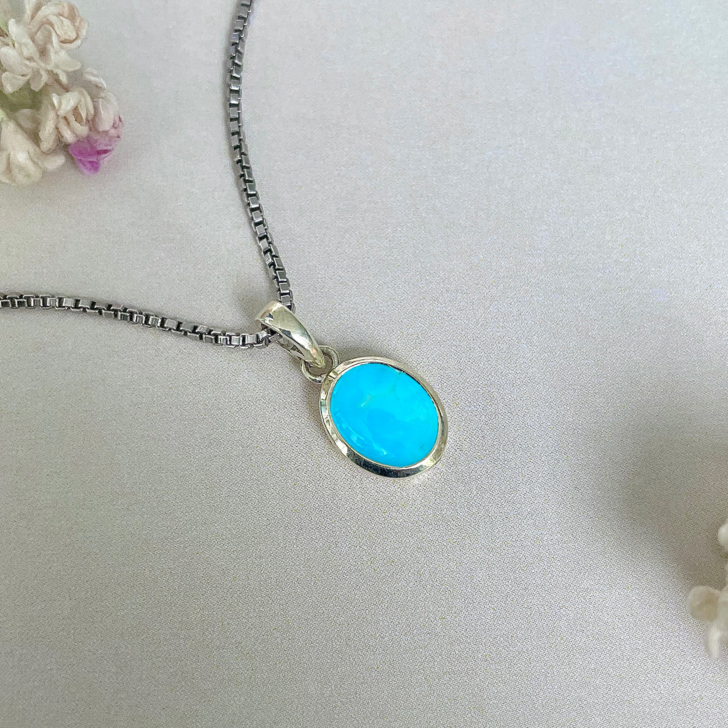 Turquoise Pendant-(TRQ-SP-682.)