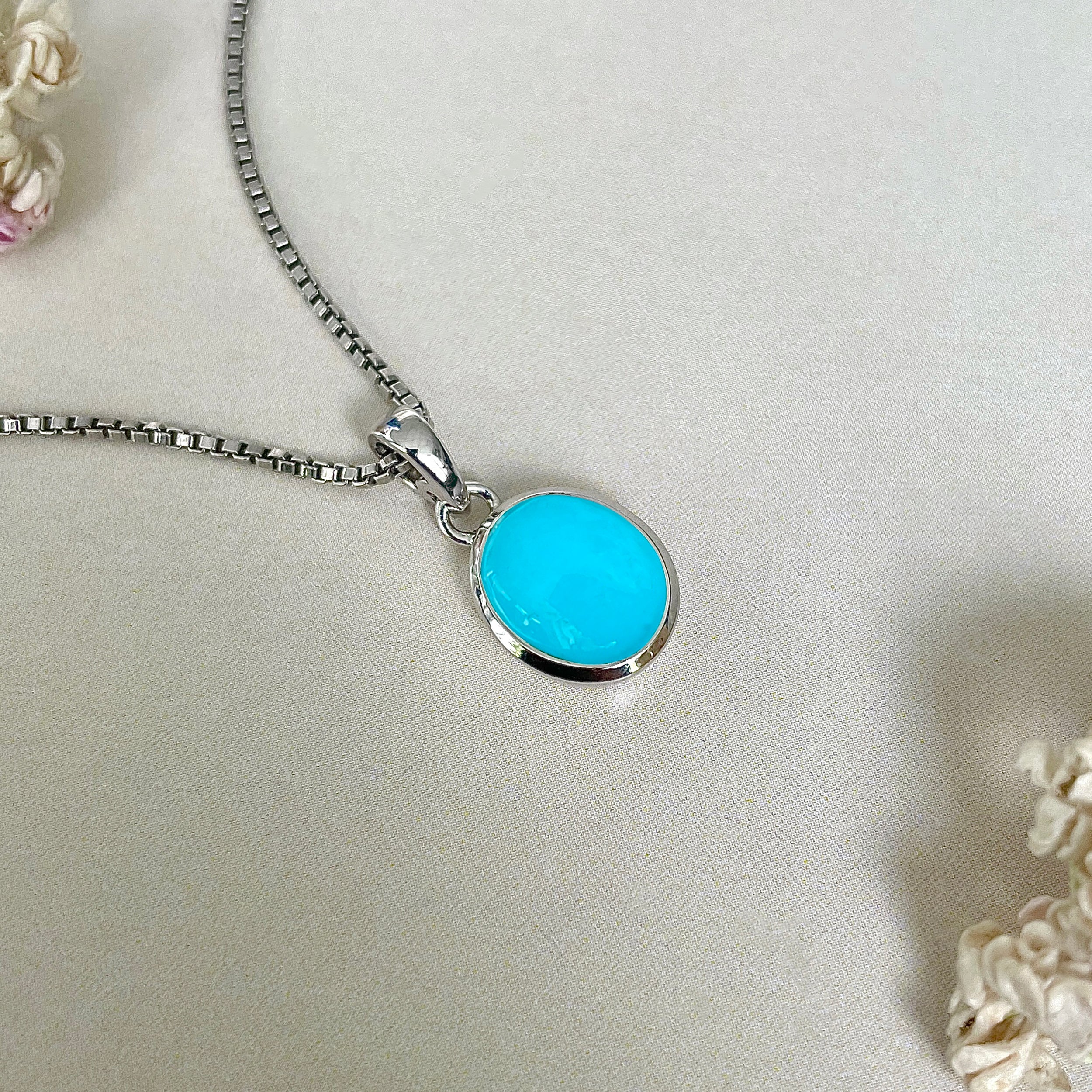 Turquoise Pendant-(TRQ-SP-684.)
