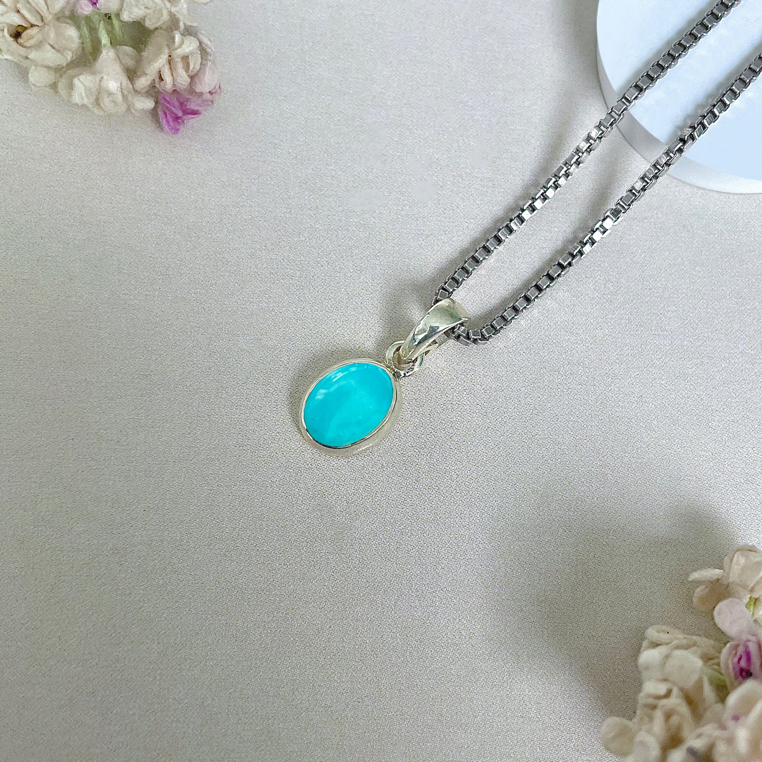 Turquoise Pendant-(TRQ-SP-685.)