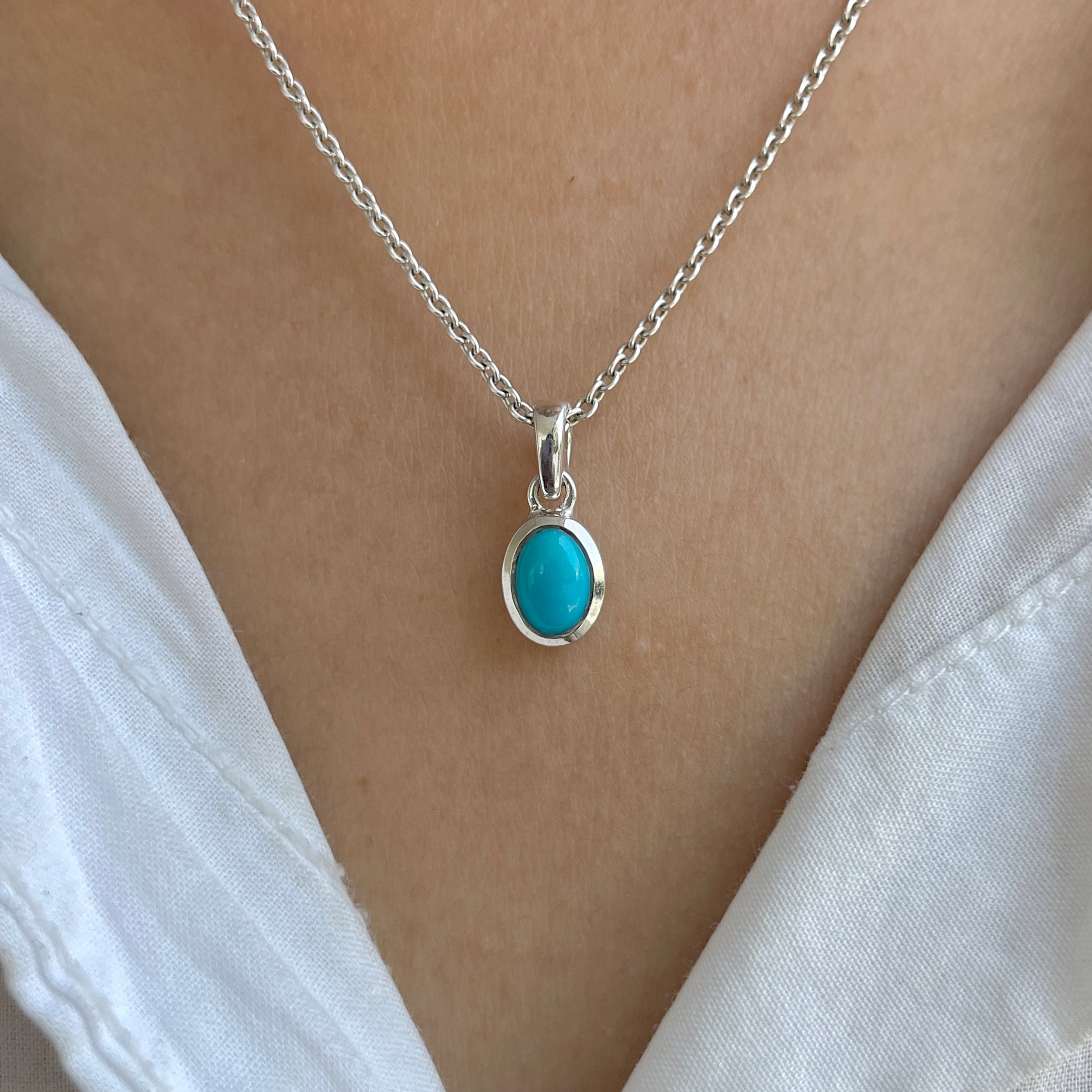 Turquoise Pendant-(TRQ-SP-940.)