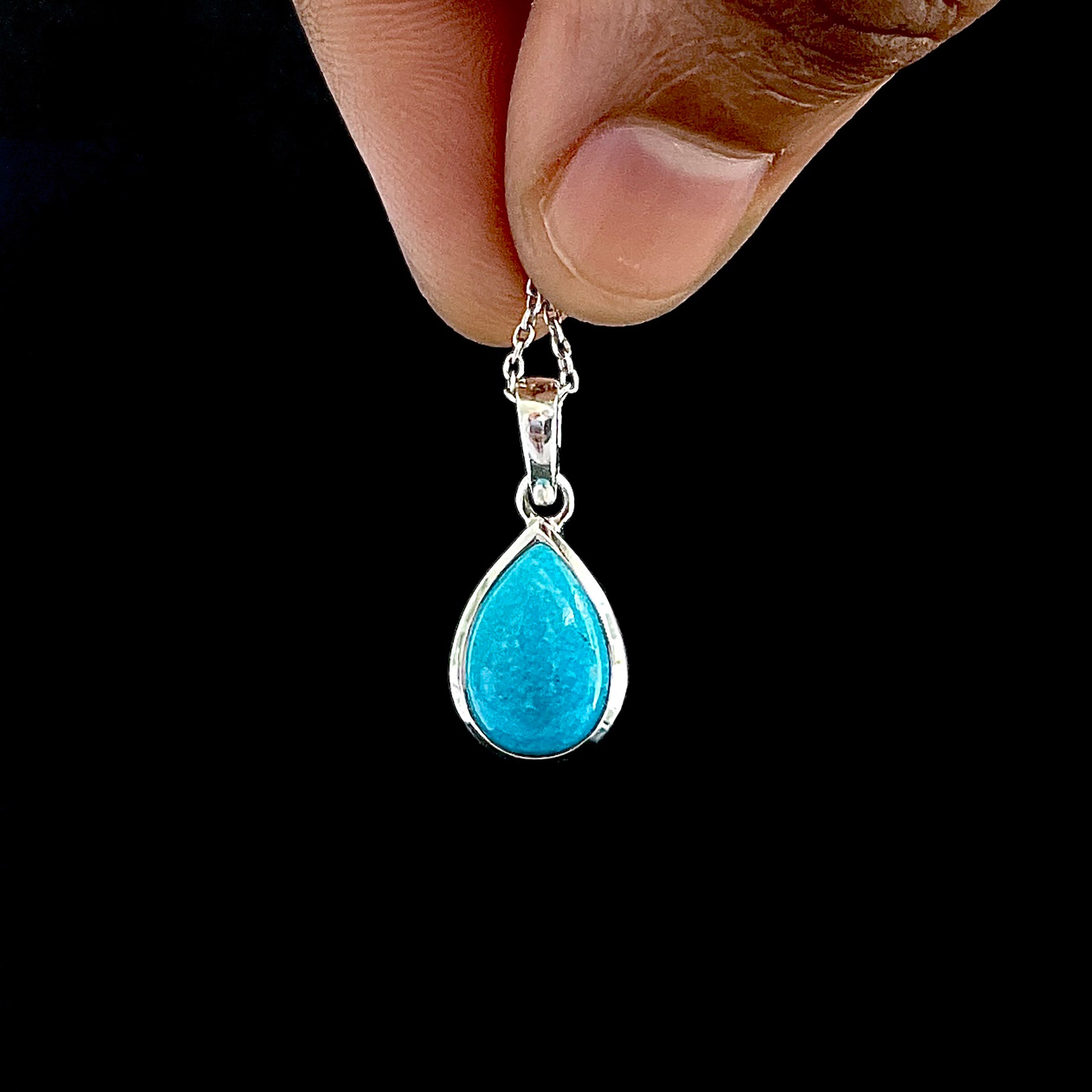 Turquoise Pendant-(TRQ-SP-946.)