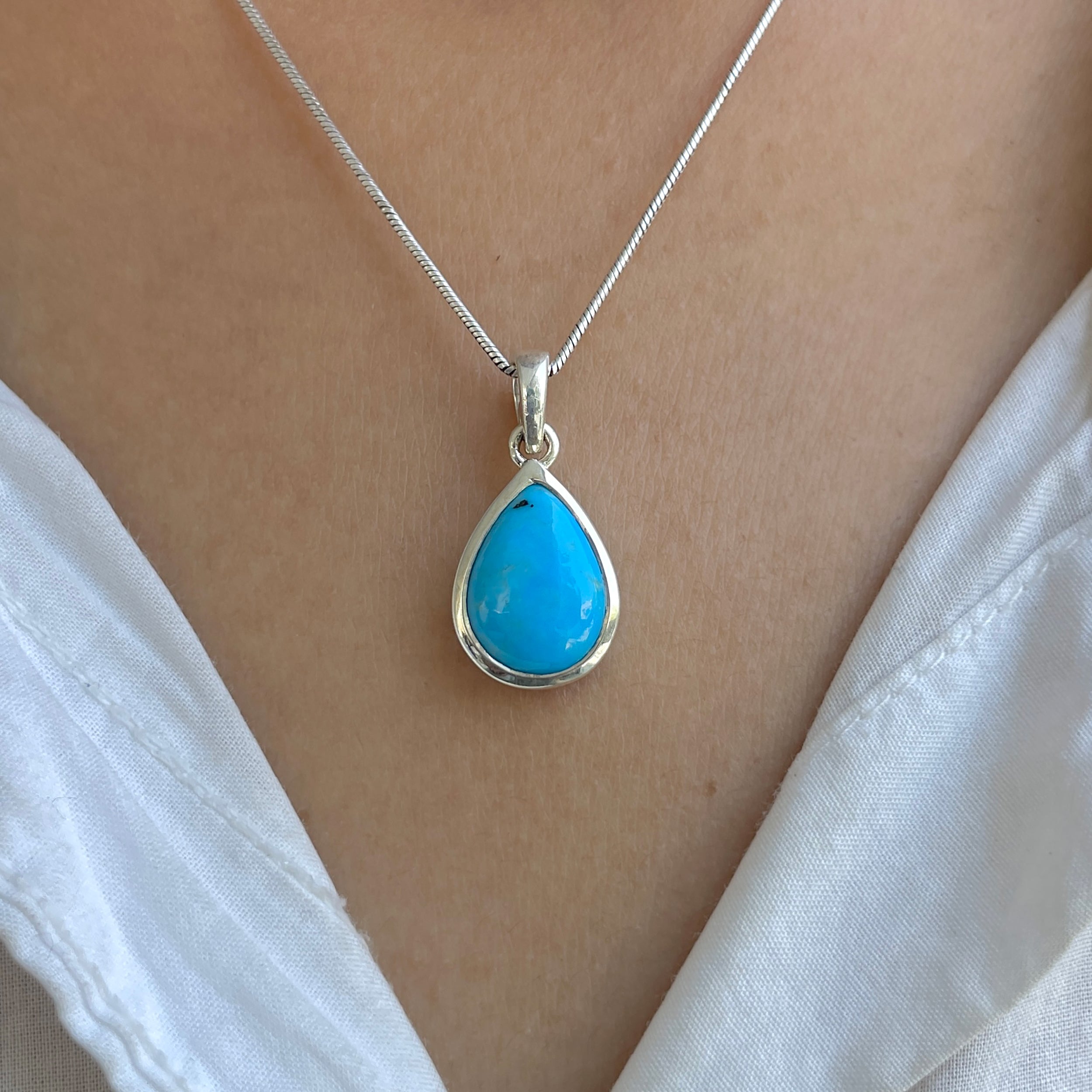 Turquoise Pendant-(TRQ-SP-947.)