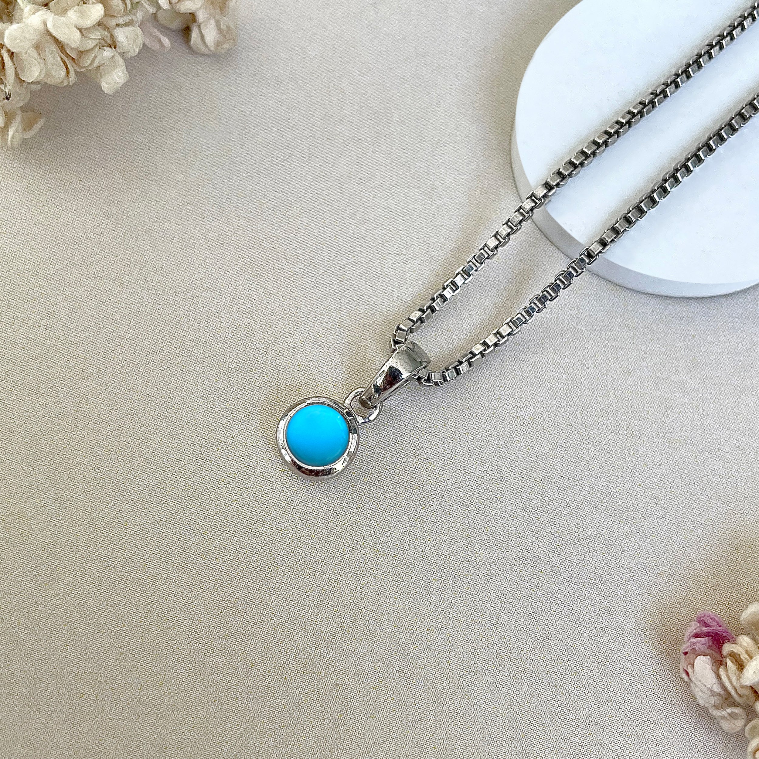 Turquoise Pendant-(TRQ-SP-948.)