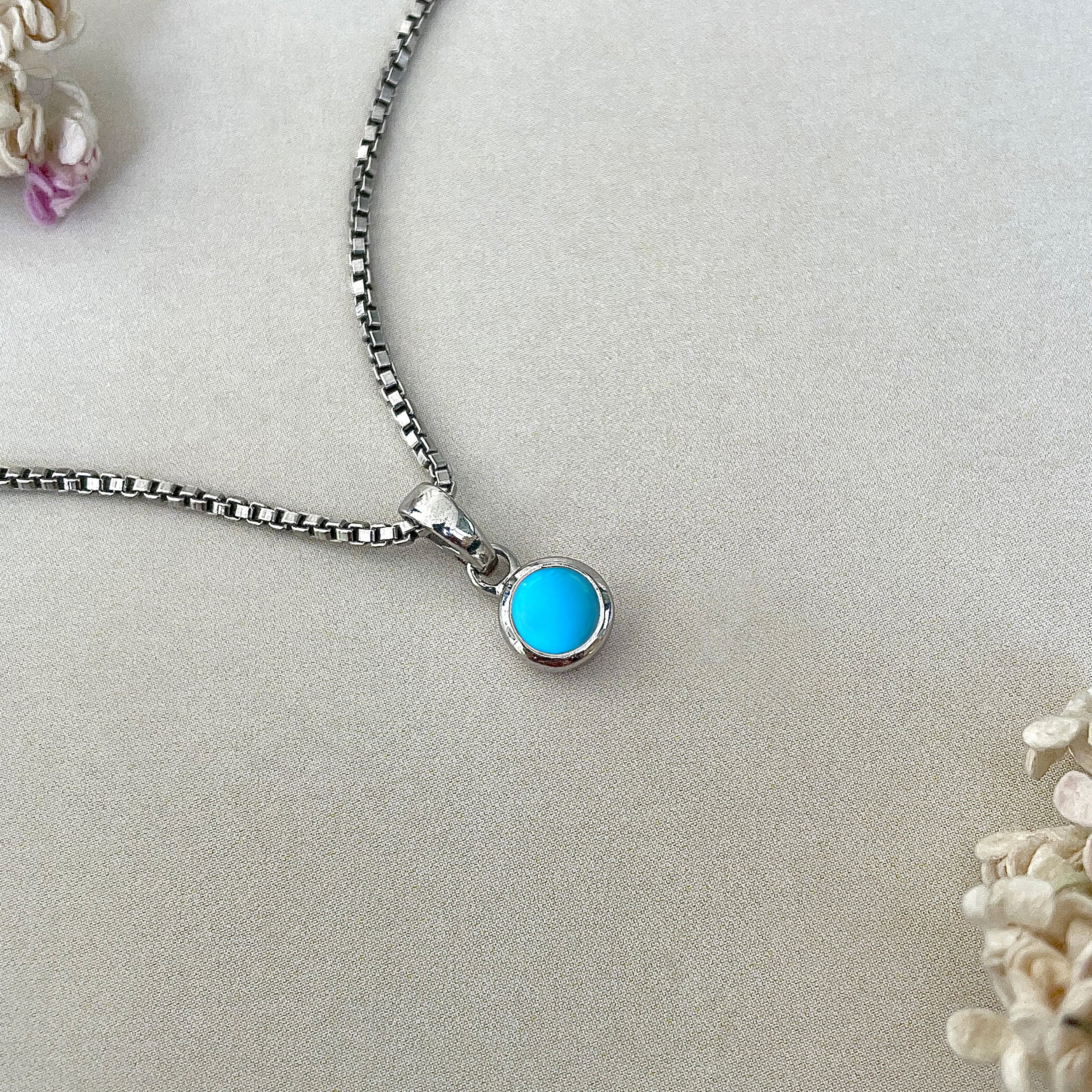 Turquoise Pendant-(TRQ-SP-948.)