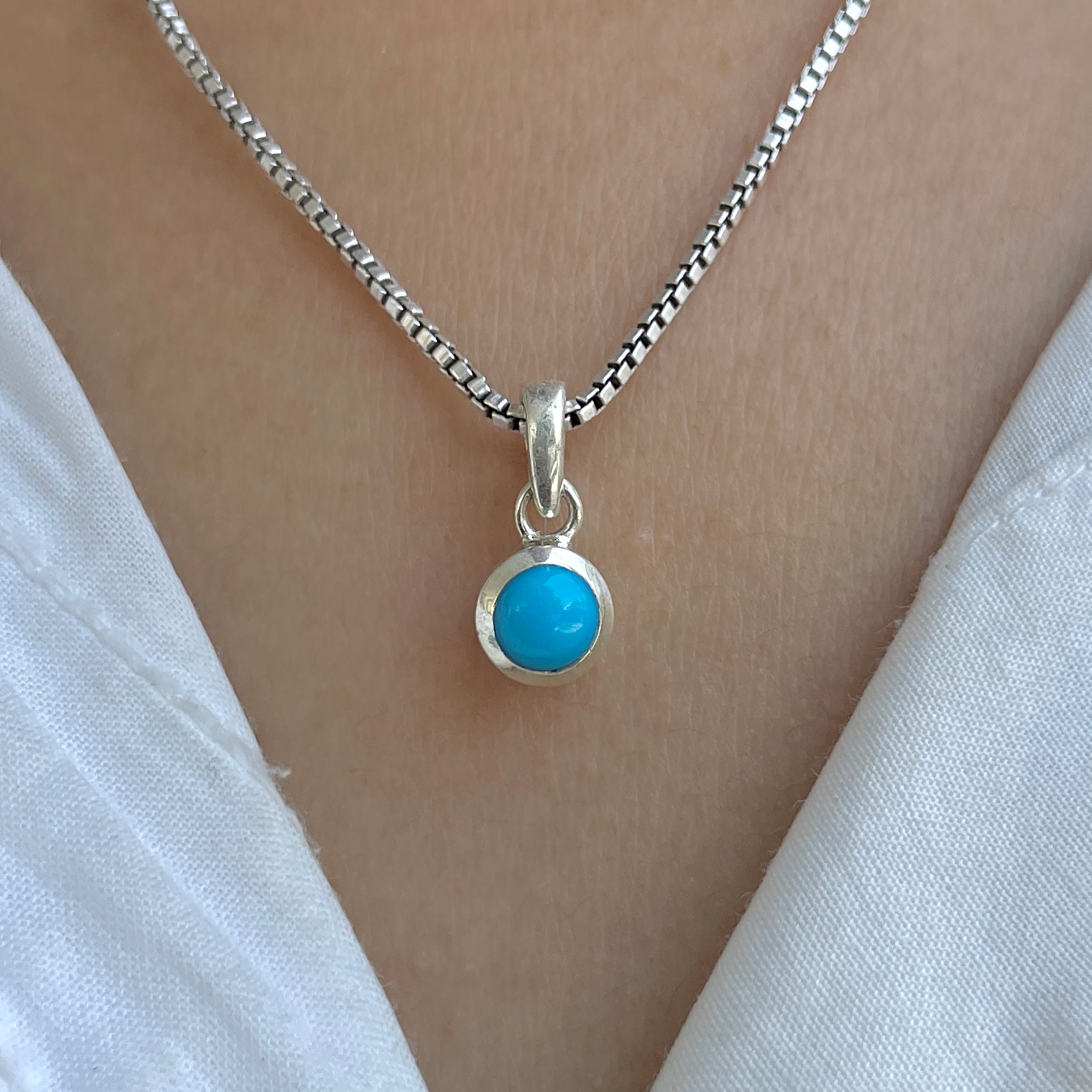 Turquoise Pendant-(TRQ-SP-948.)