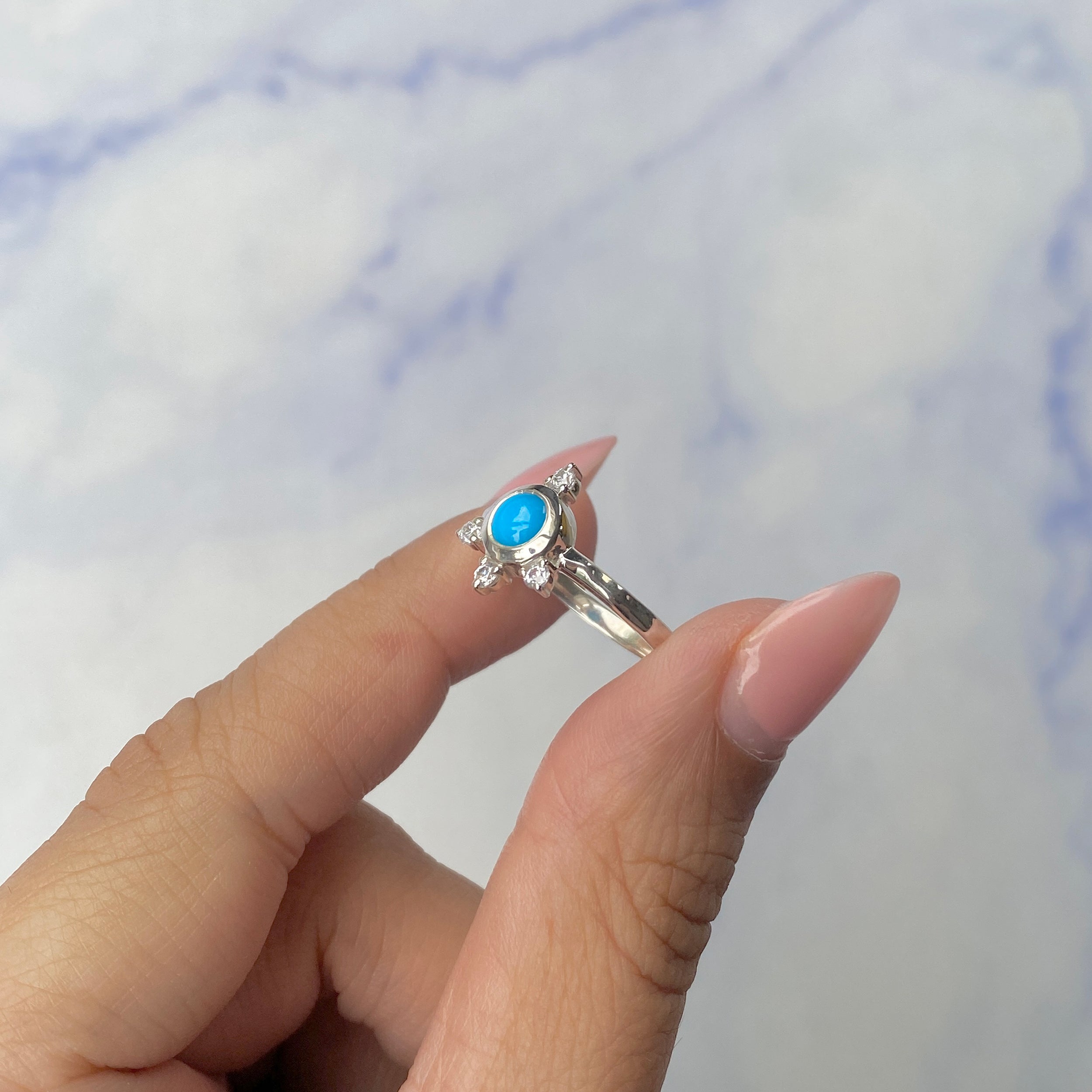 Turquoise Ring-(TRQ-SR-1619.)