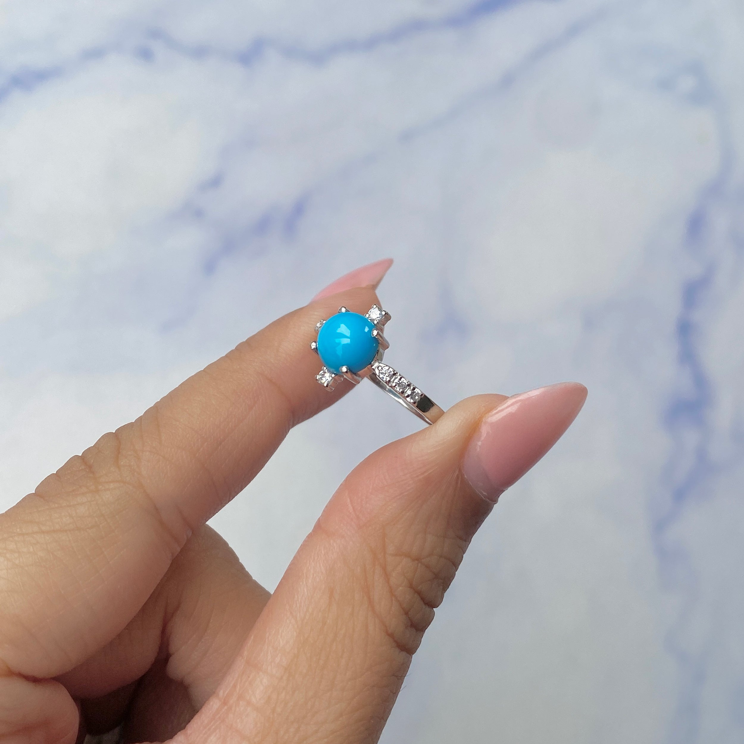 Turquoise Ring-(TRQ-SR-1621.)