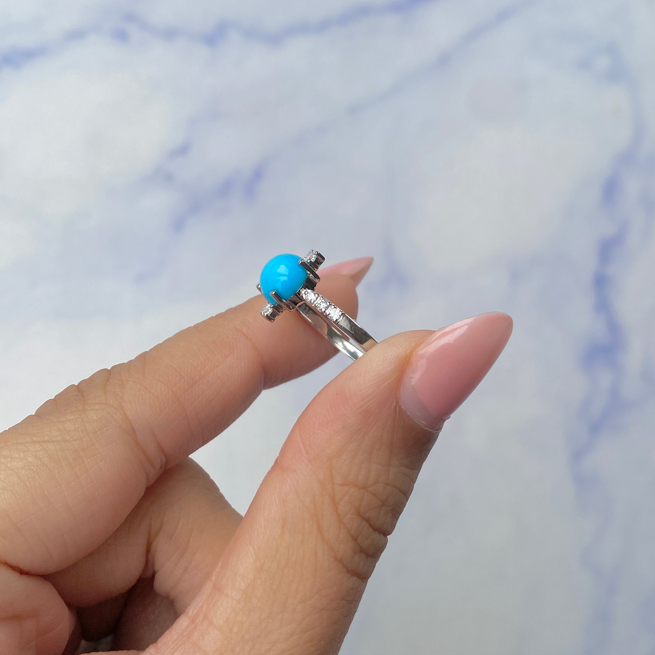 Turquoise Ring-(TRQ-SR-1621.)
