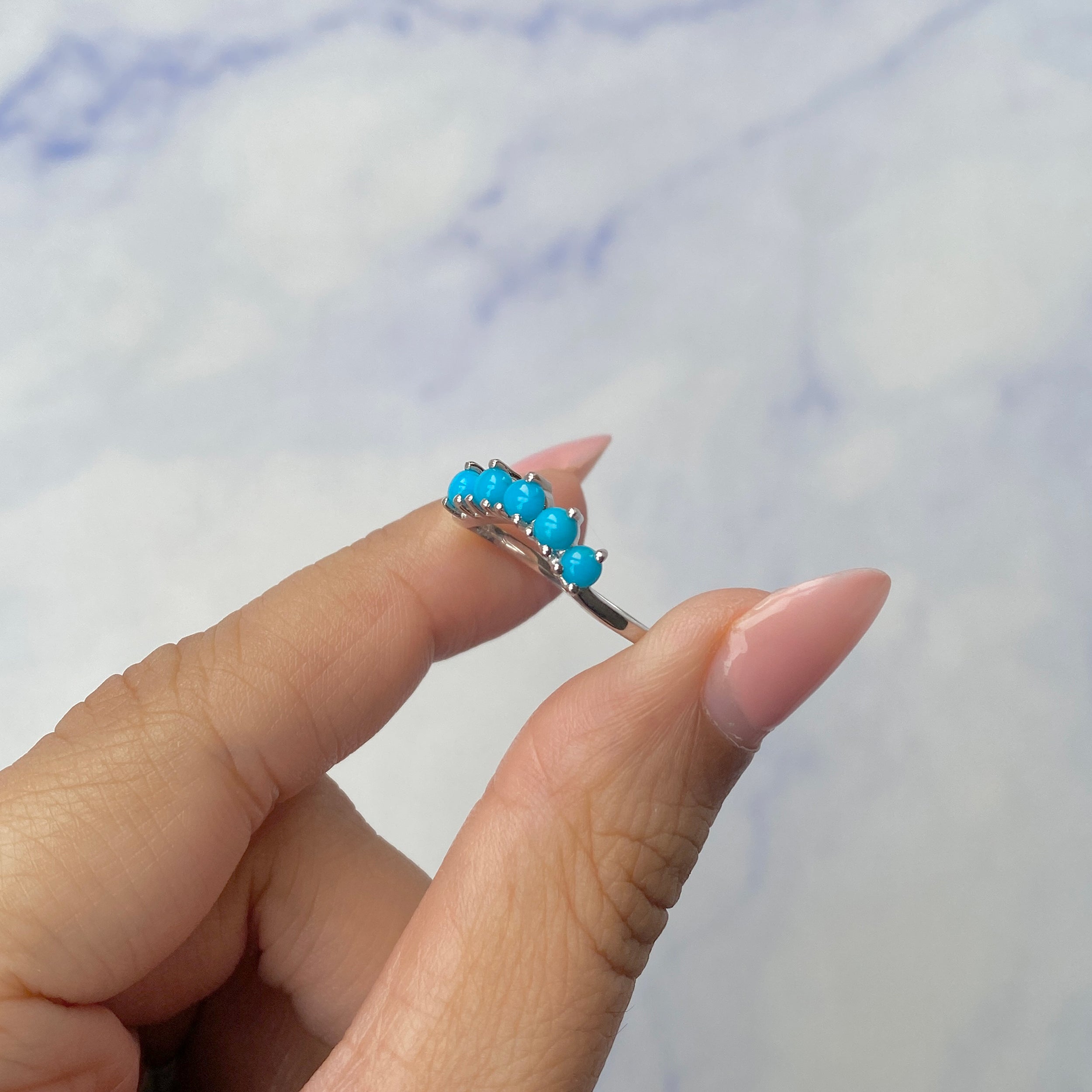 Turquoise Ring-(TRQ-SR-1634.)