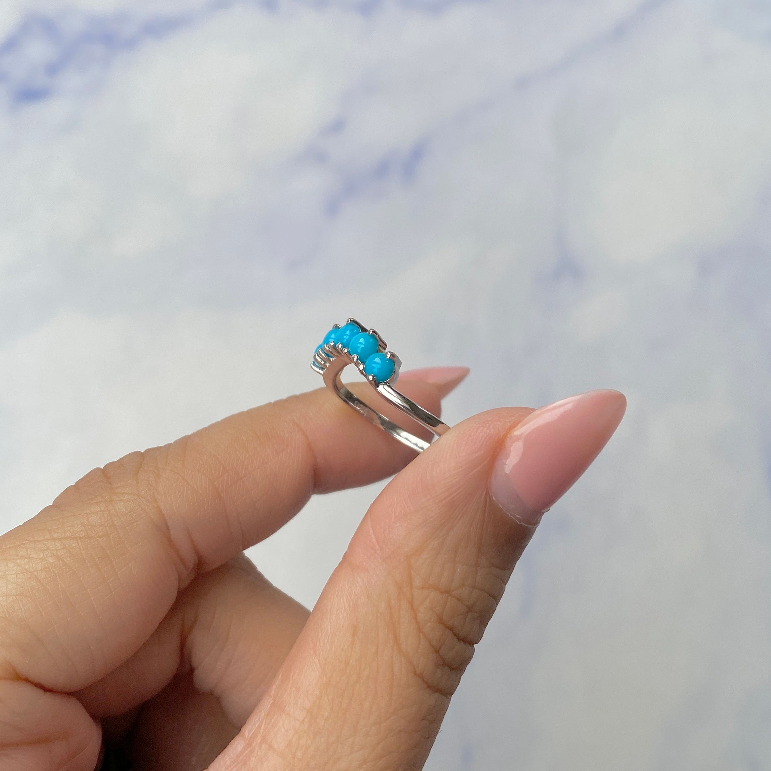 Turquoise Ring-(TRQ-SR-1634.)