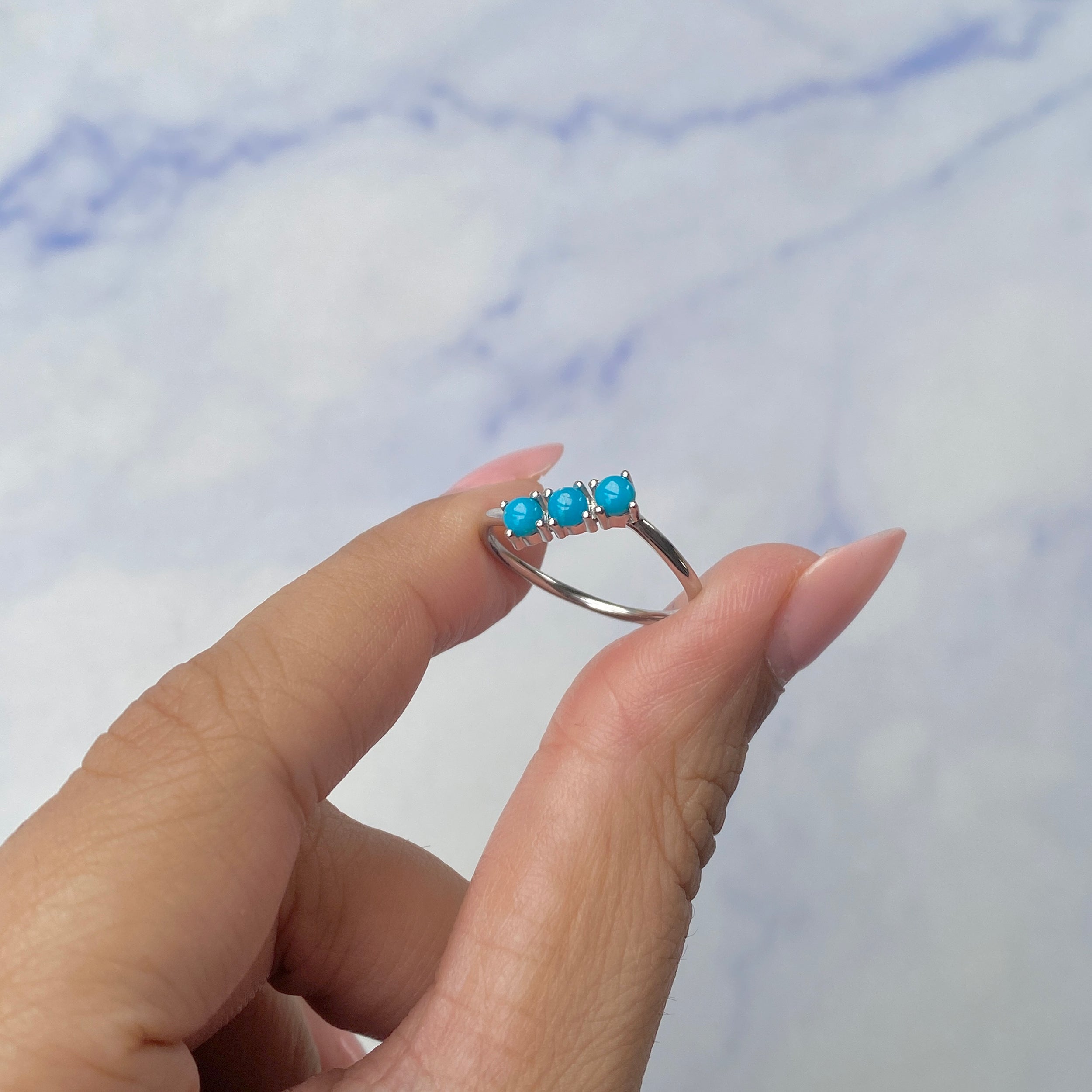 Turquoise Ring-(TRQ-SR-1658.)