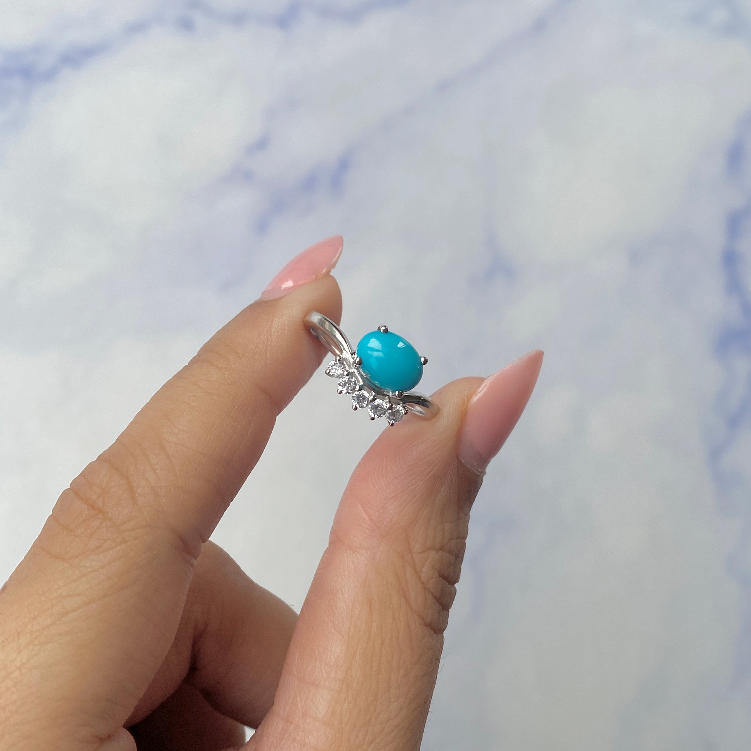 Turquoise Ring-(TRQ-SR-1681.)
