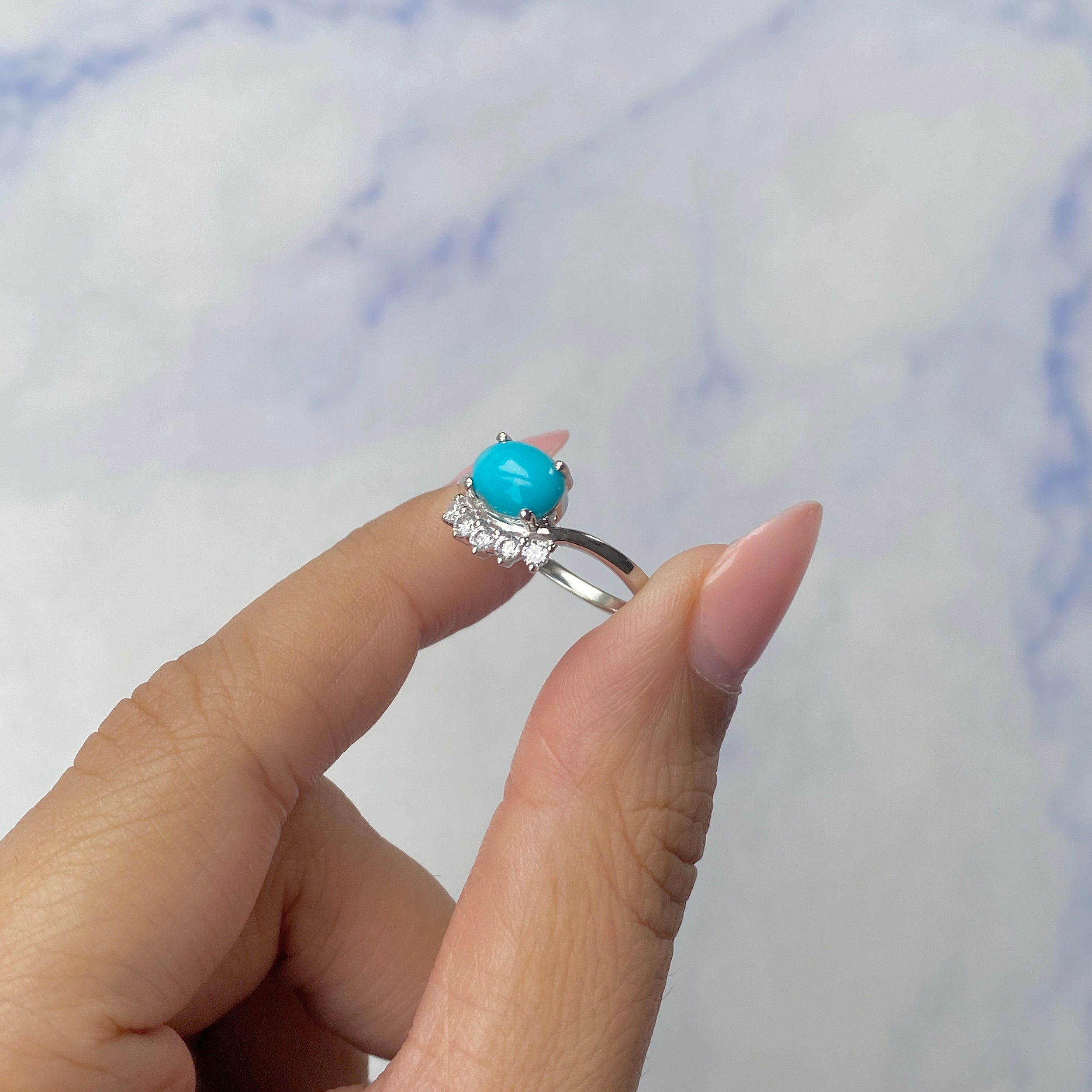 Turquoise Ring-(TRQ-SR-1681.)