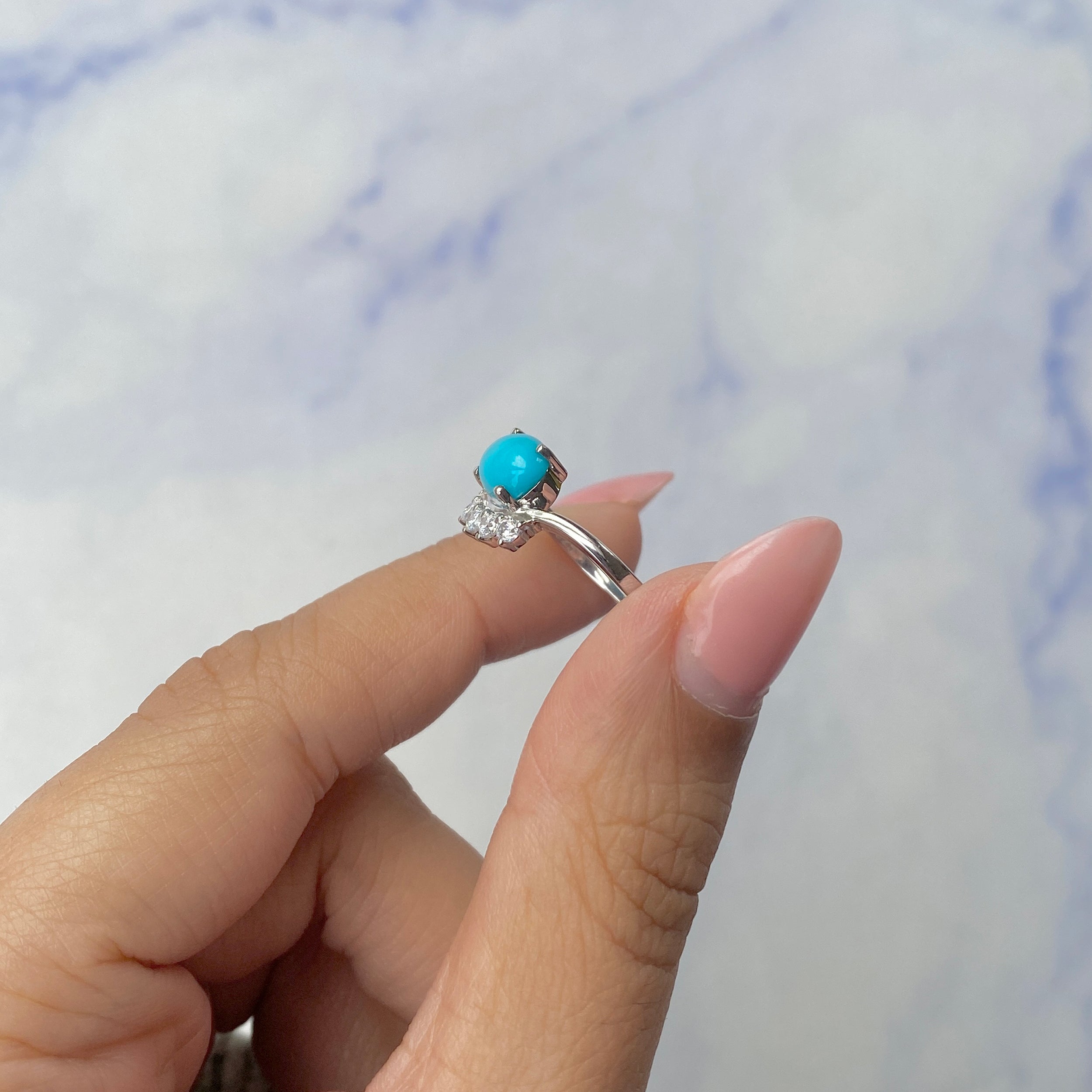 Turquoise Ring-(TRQ-SR-1681.)