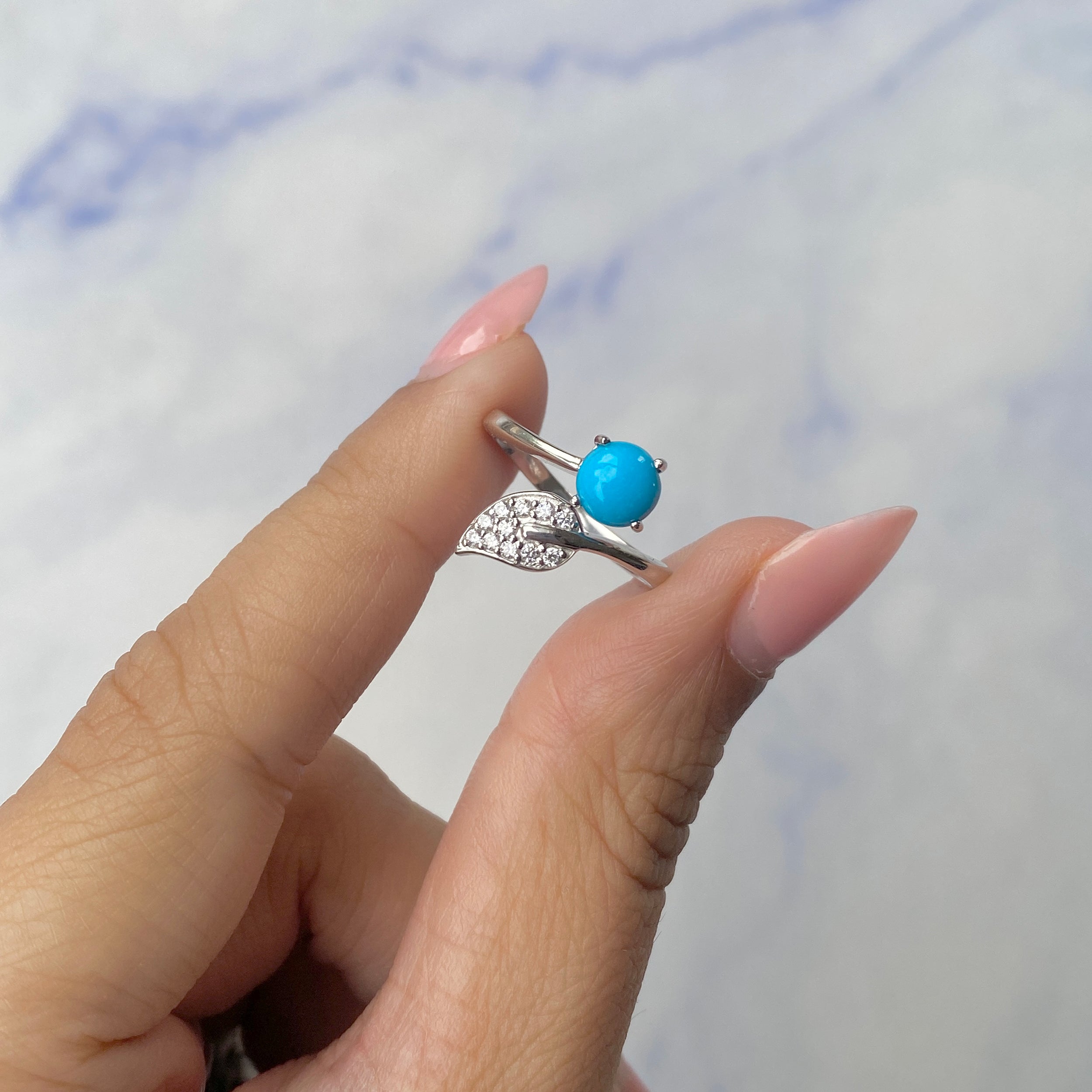 Turquoise Ring-(TRQ-SR-1684.)