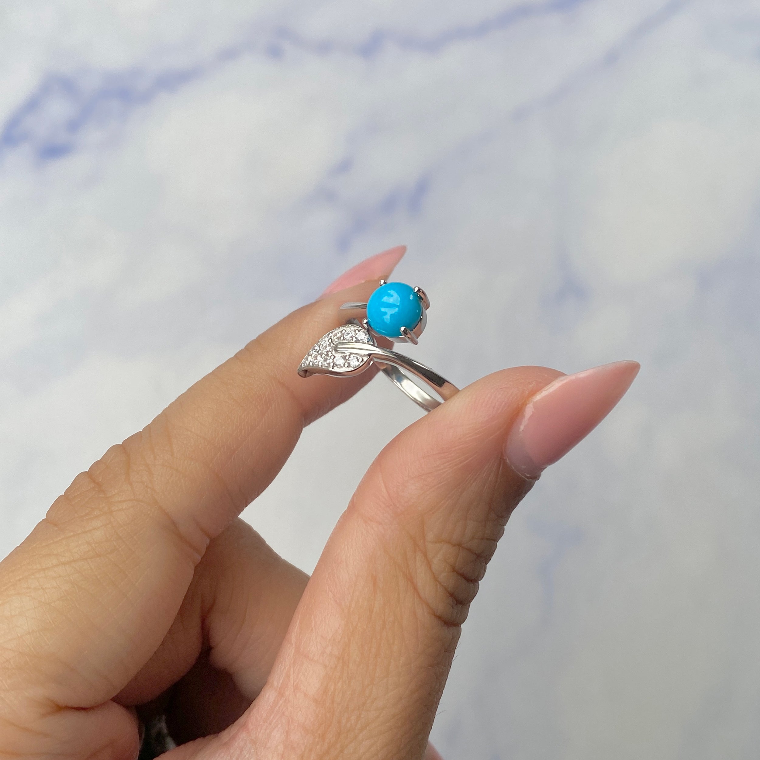 Turquoise Ring-(TRQ-SR-1684.)
