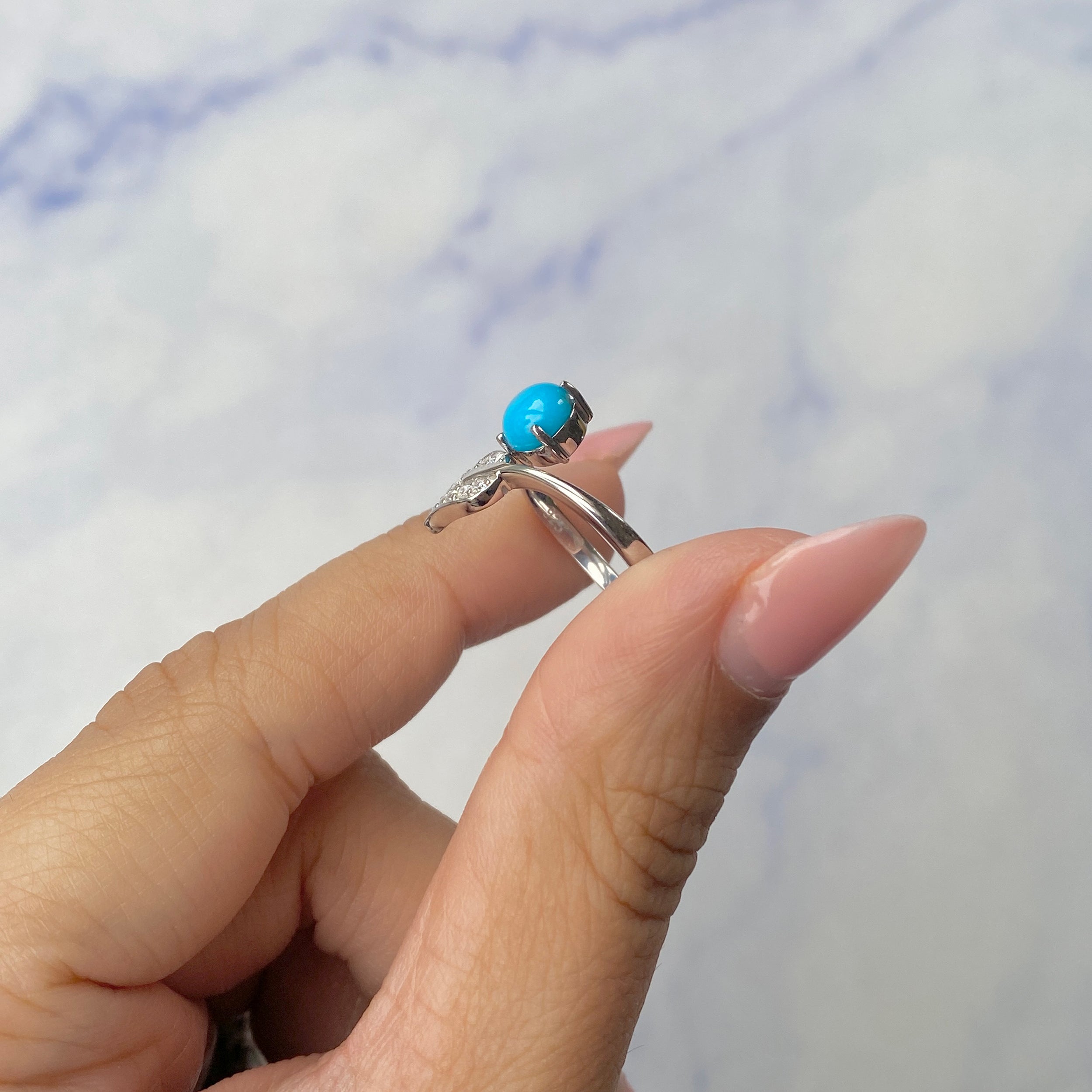 Turquoise Ring-(TRQ-SR-1684.)