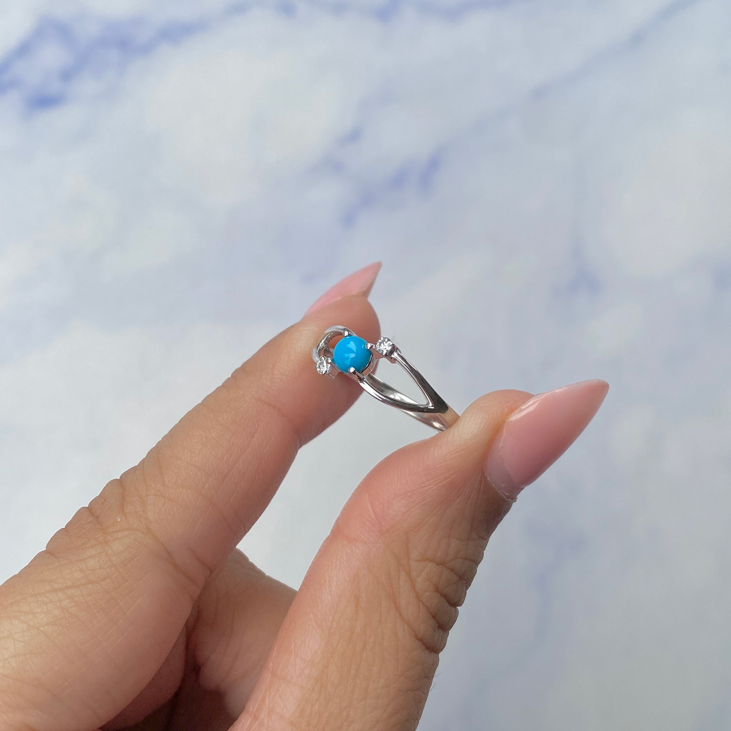 Turquoise Ring-(TRQ-SR-1712.)