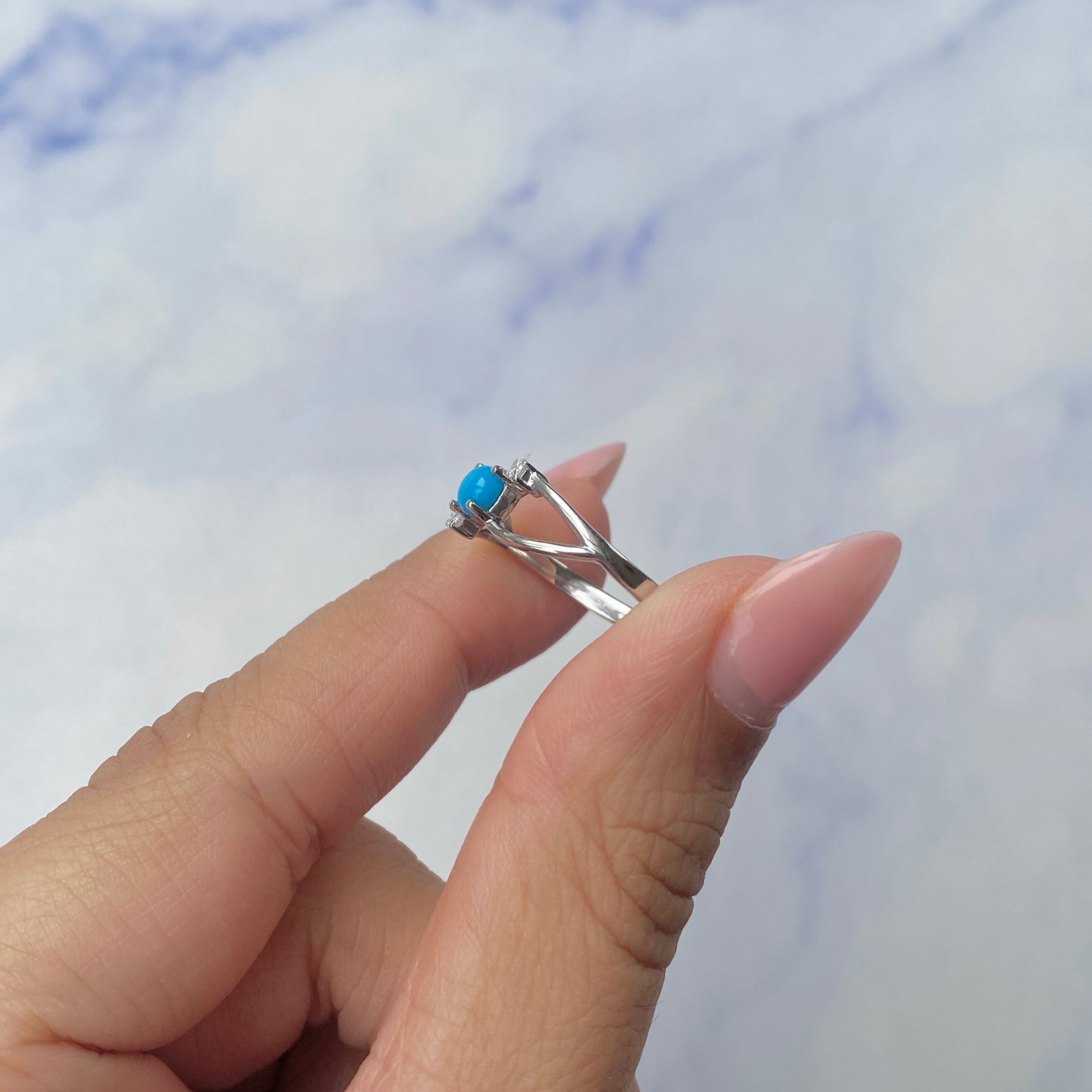 Turquoise Ring-(TRQ-SR-1712.)